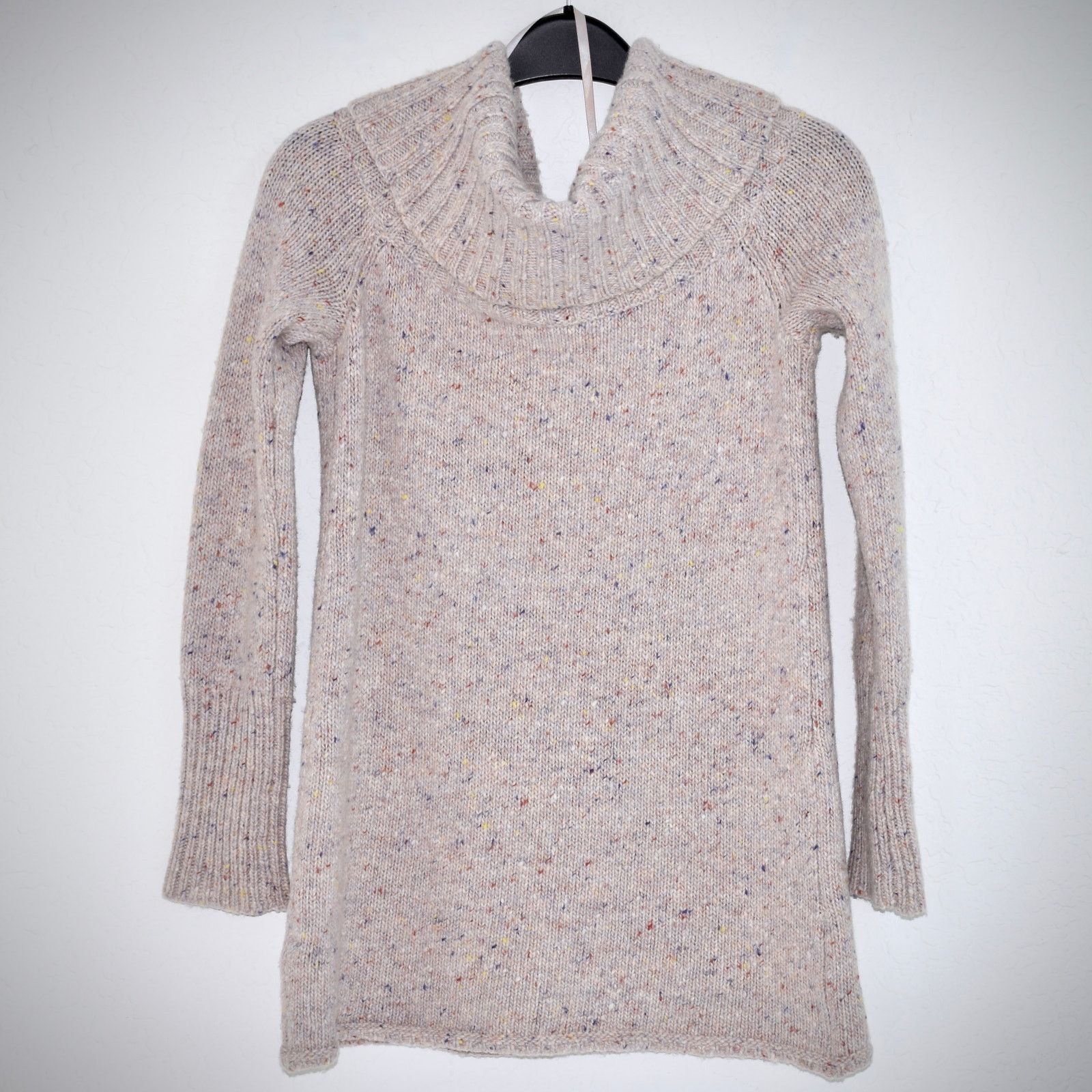 Rebecca Minkoff Rebecca Minkoff Cowl Neck Sweater XS Beige Wool Alpaca Blend Size XS / US 0-2 / IT 36-38 - 5 Thumbnail