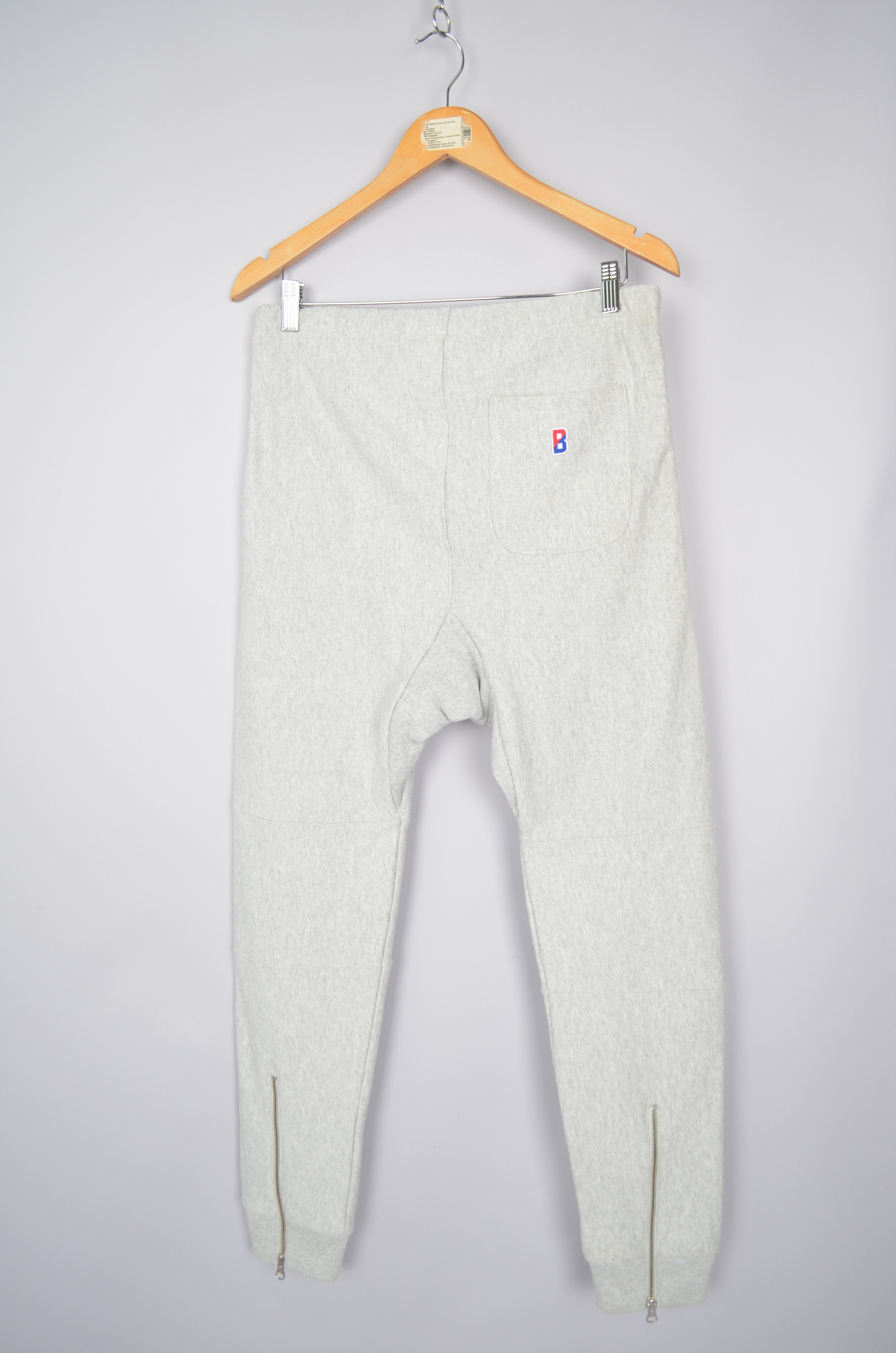 Beams Japan × Champion × Designer BEAMS x Champion Sweatpants Joggers Size S Gray Zipper Size US 30 / EU 46 - 7 Thumbnail