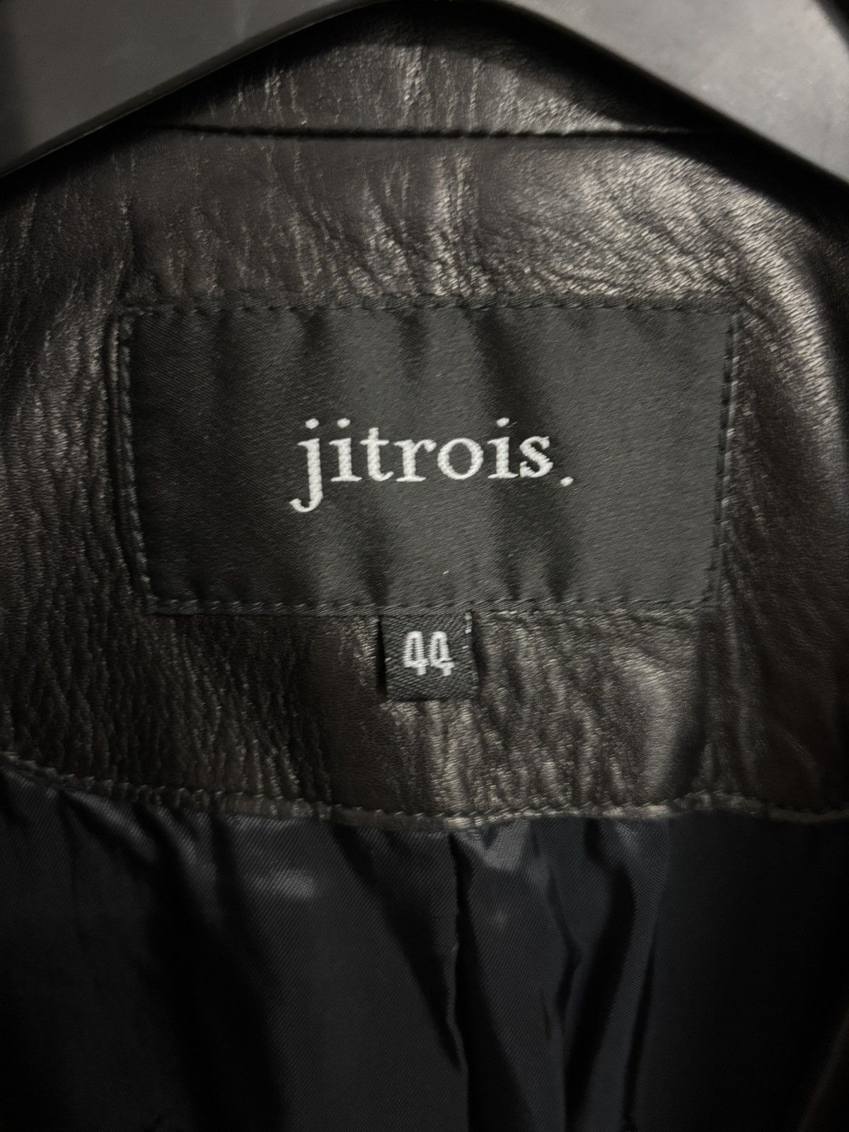 Jitrois Jitrois Leather Blazer Size M / US 6-8 / IT 42-44 - 4 Thumbnail