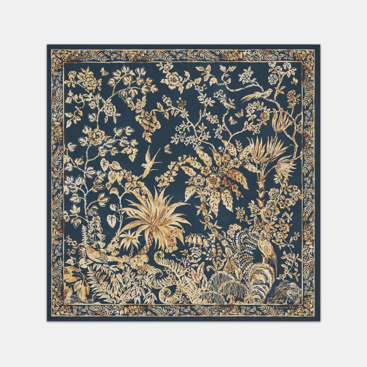 Dior o1bcso1str0226 Size:OS/Idylle 90 Square Scarf in Nevy Blue Size ONE SIZE - 2 Thumbnail
