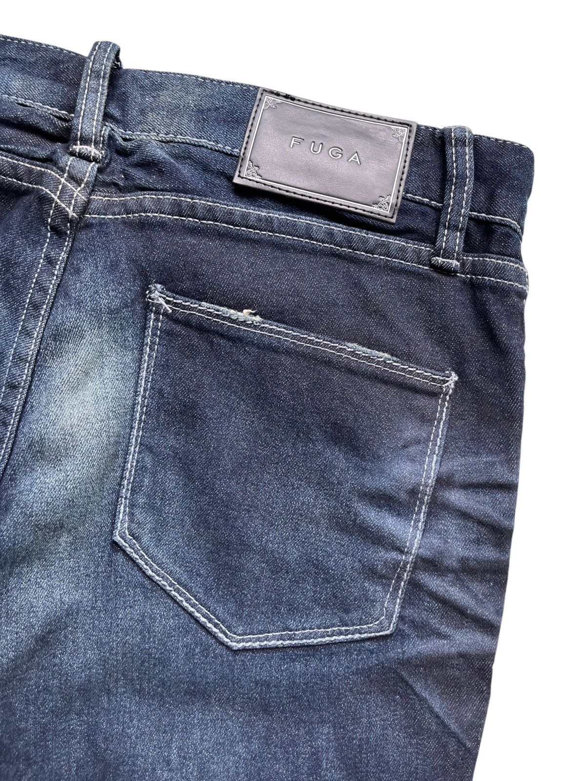 GOSTAR DE FUGA Fuga waxed whisker design jeans Size US 30 / EU 46 - 6 Thumbnail