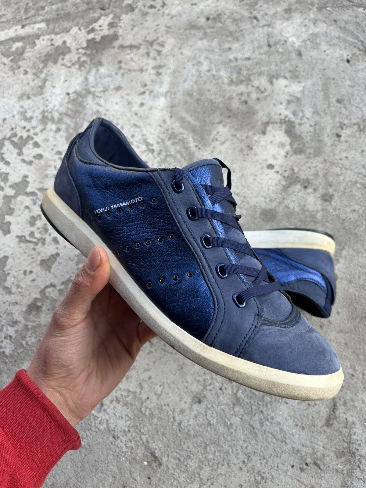 Adidas × Y-3 × Yohji Yamamoto AW09 Yohji Yamamoto x Adidas Y-3 Low Top Sneakers Shoes Y2K Size US 8 / EU 41 - 2 Thumbnail
