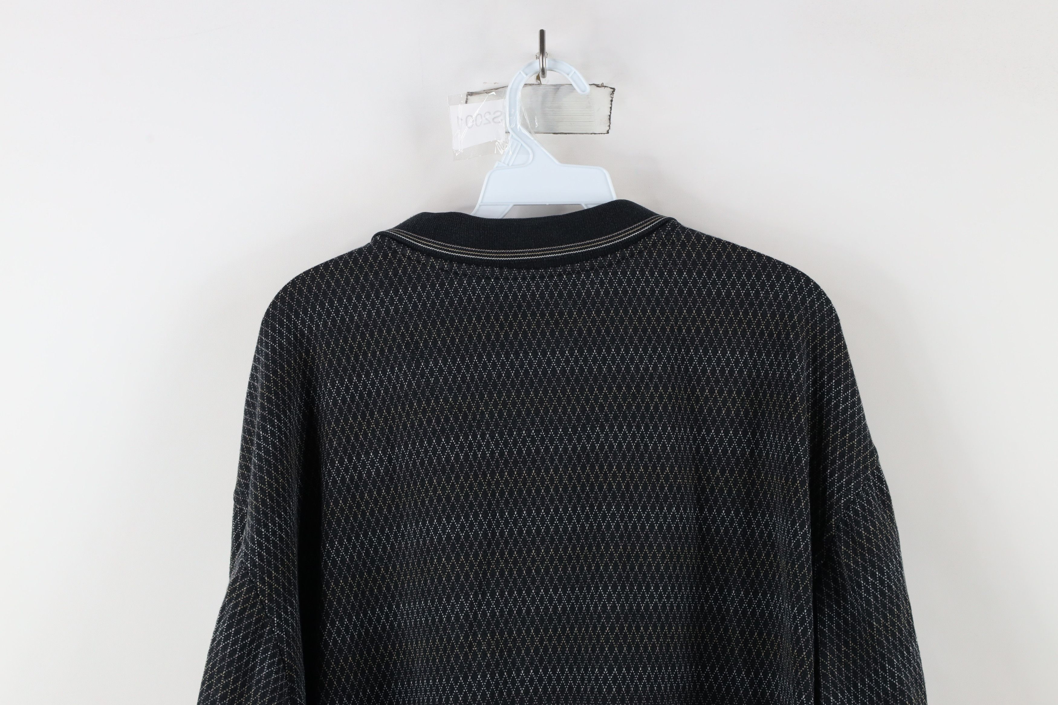 Vintage Vintage 90s Streetwear Collared Pullover Long Sleeve Polo Size US XXL / EU 58 / 5 - 10 Thumbnail