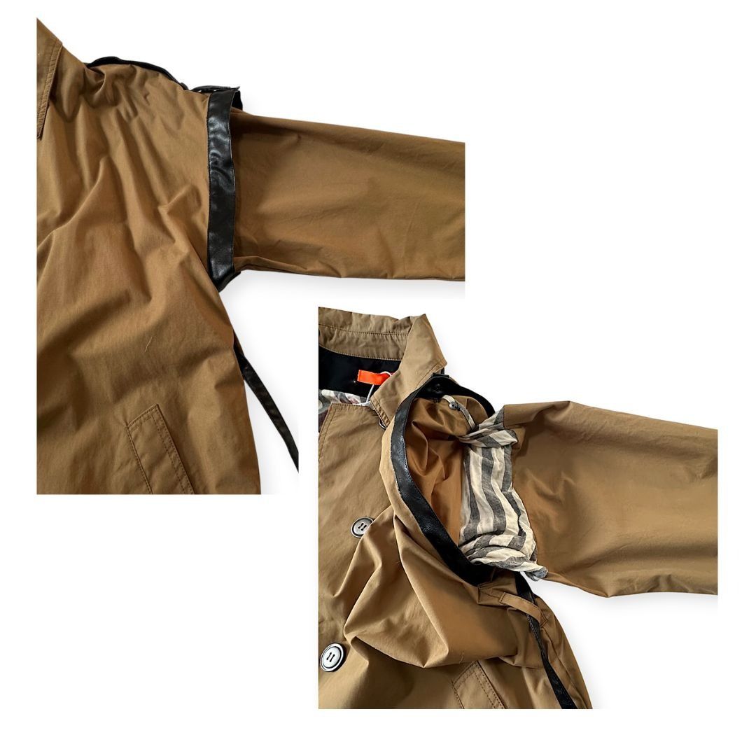 OOF Wear Oof Wear Belted Trench Coat in Tabacco, Size 42 Italy, New w Size M / US 6-8 / IT 42-44 - 12 Thumbnail