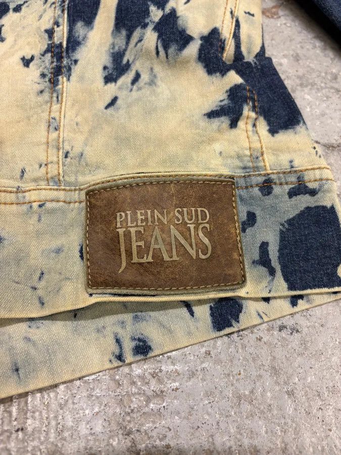 2000s Plein Sud Bleached Denim Jacket