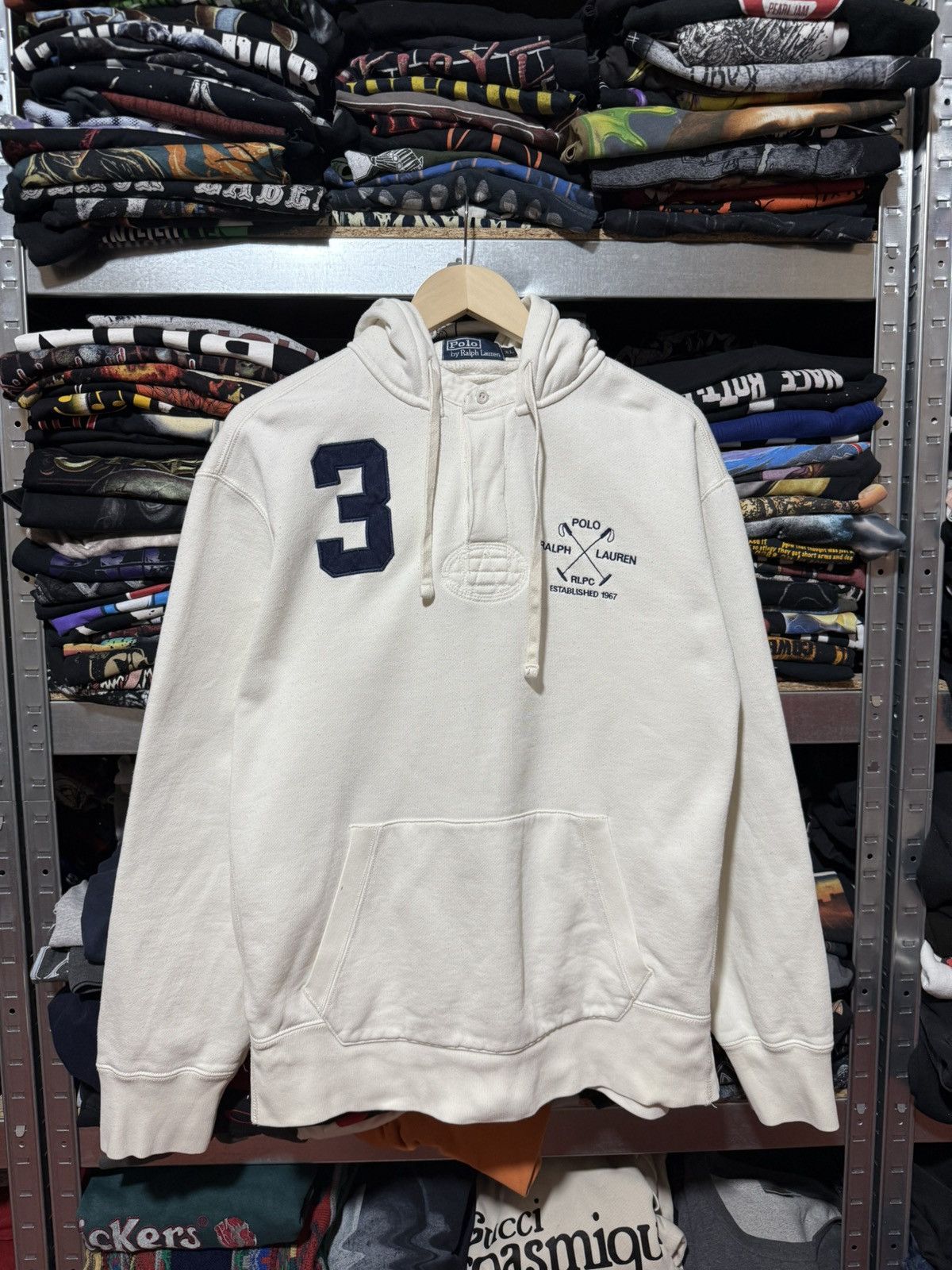 Polo Ralph Lauren Vintage 90’s PRL Polo Ralph Lauren RLPC Hoodie Y2K Hype Size US XL / EU 56 / 4 - 1 Thumbnail