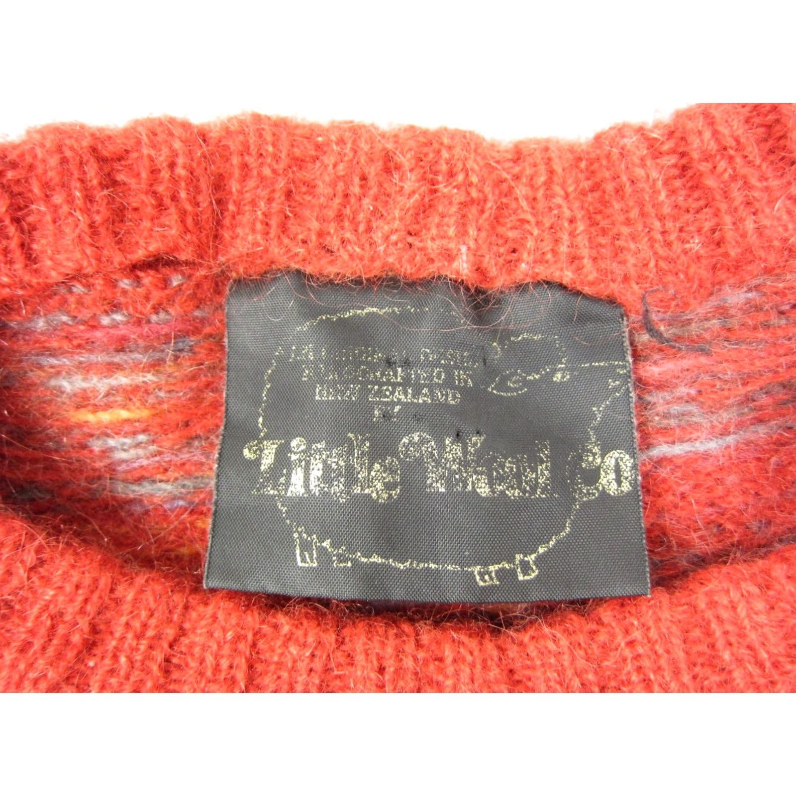 Vintage VINTAGE Little Wool Co Sweater Womens Small Red Striped Knit Pullover 70s Size S / US 4 / IT 40 - 4 Thumbnail