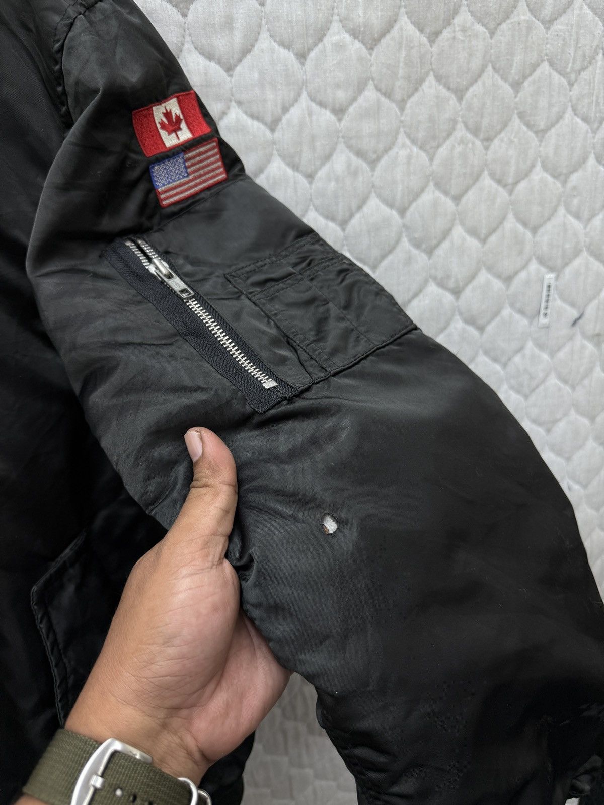 Vintage 🔥🔥🔥STEALS VINTAGE ADD IMPACT GLOBAL EXPRESS BOMBER JACKET Size US M / EU 48-50 / 2 - 11 Thumbnail