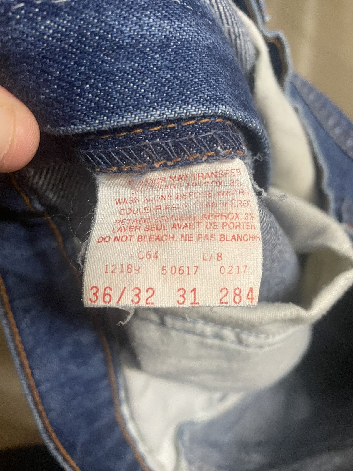 Vintage Vintage Levis Orange Tab Made in Canada Denim Jeans Size US 36 / EU 52 - 6 Thumbnail