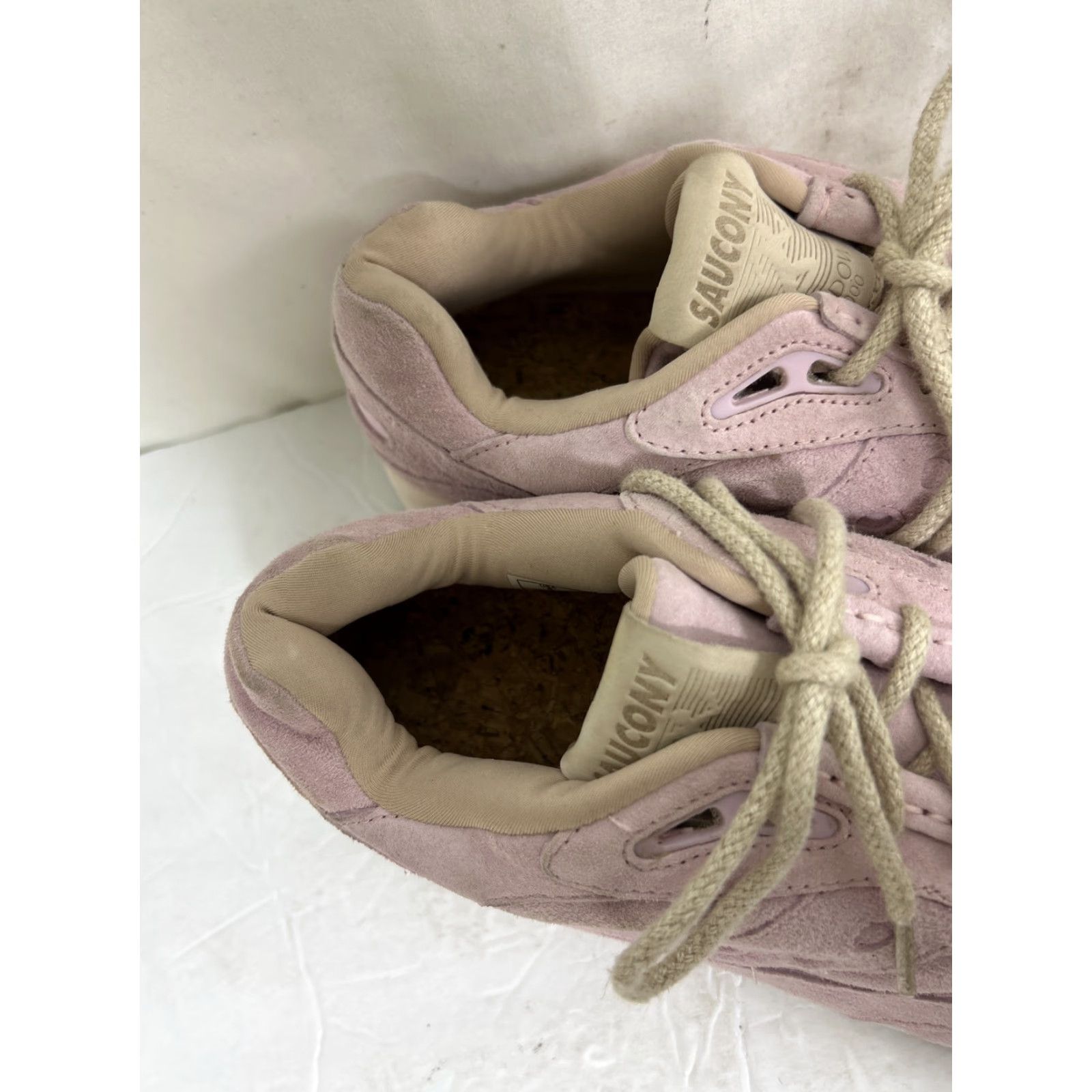 Saucony Saucony Shadow 6000 Pink/Gum Sneakers Men's 8 Medium Leather Suede Size US 8 / EU 41 - 4 Thumbnail