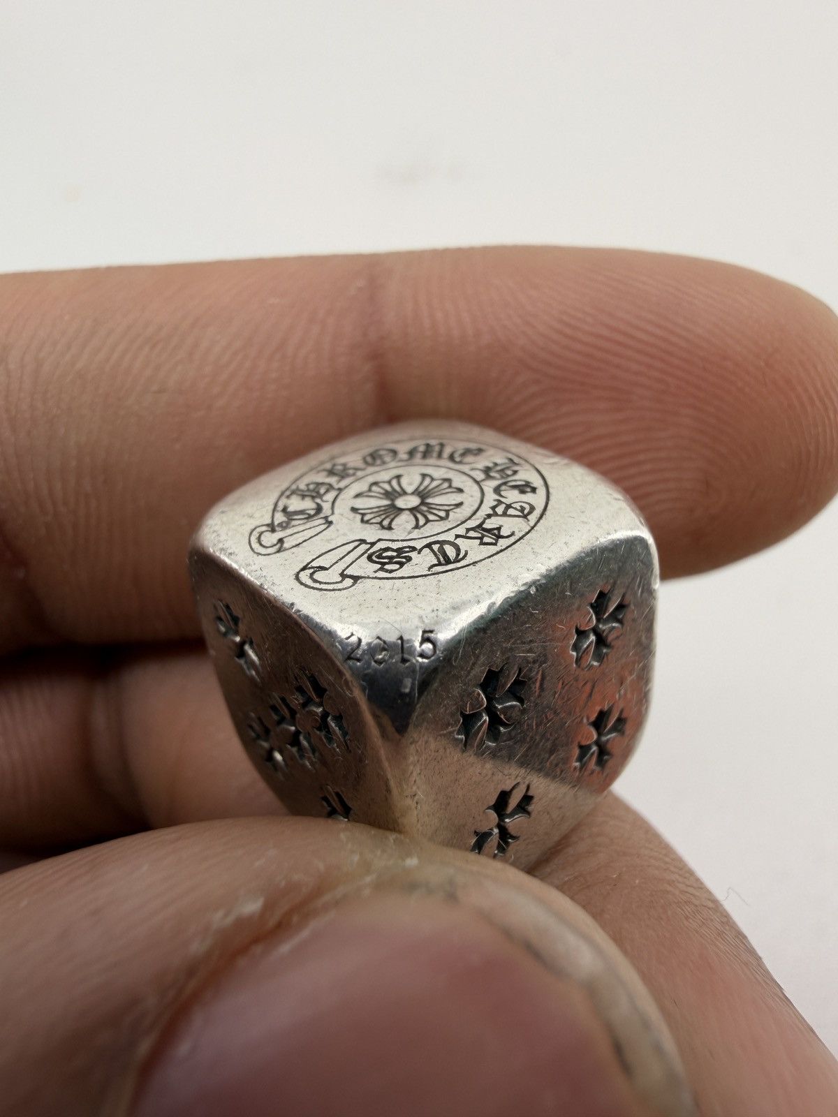 Chrome Hearts Chrome Hearts Silver Dice Set Size ONE SIZE - 4 Thumbnail