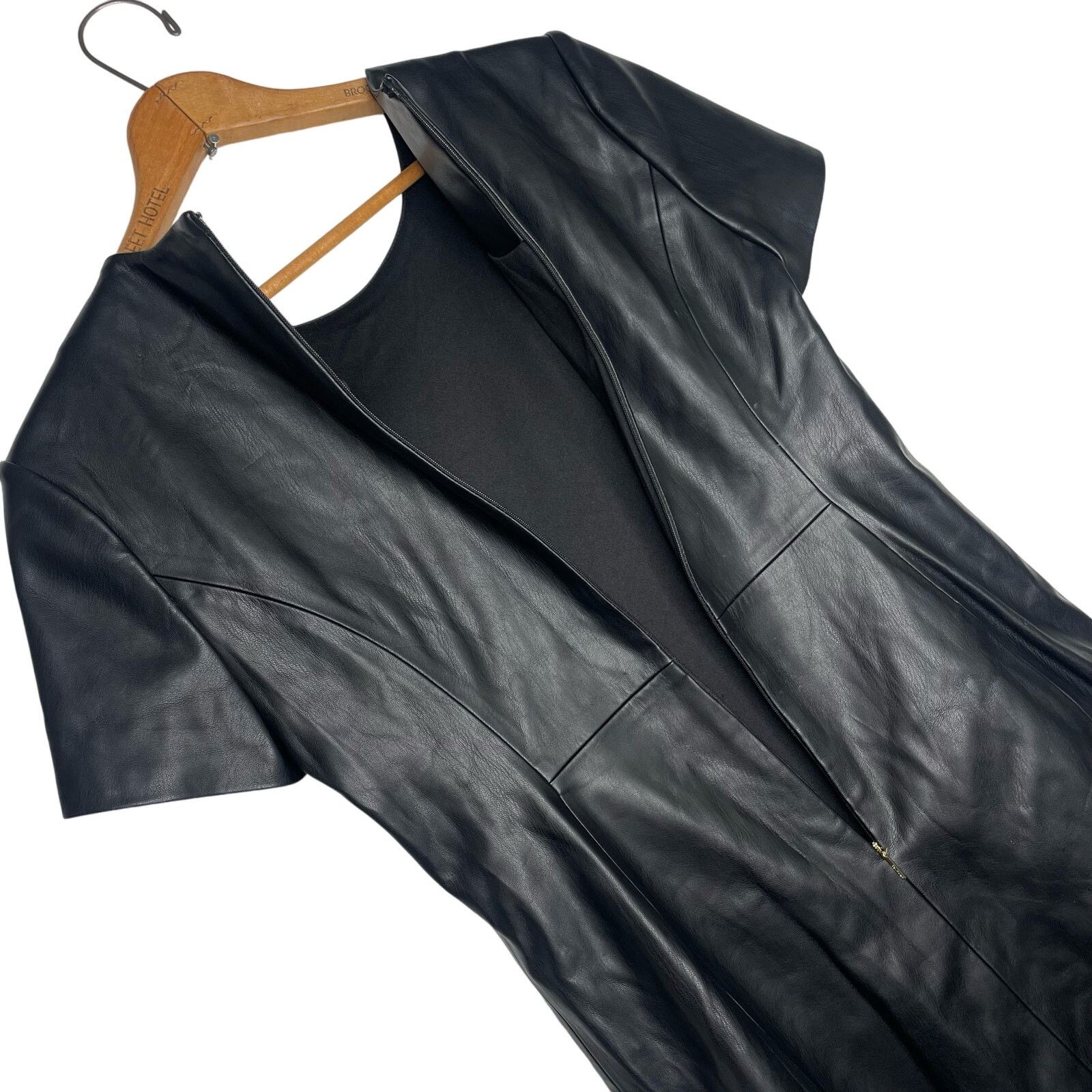 Calvin Klein NWT Calvin Klein Faux Leather Dress Size S / US 4 / IT 40 - 5 Thumbnail