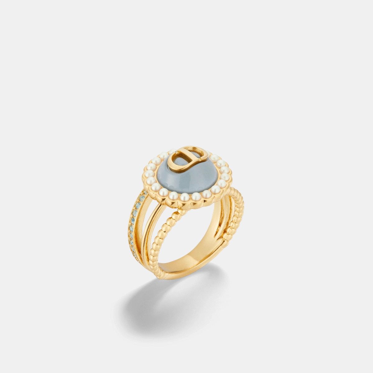 Dior o1bcso1str0126 Size:OS/Petit Cd Barque Ring in Golden Size ONE SIZE - 1 Thumbnail
