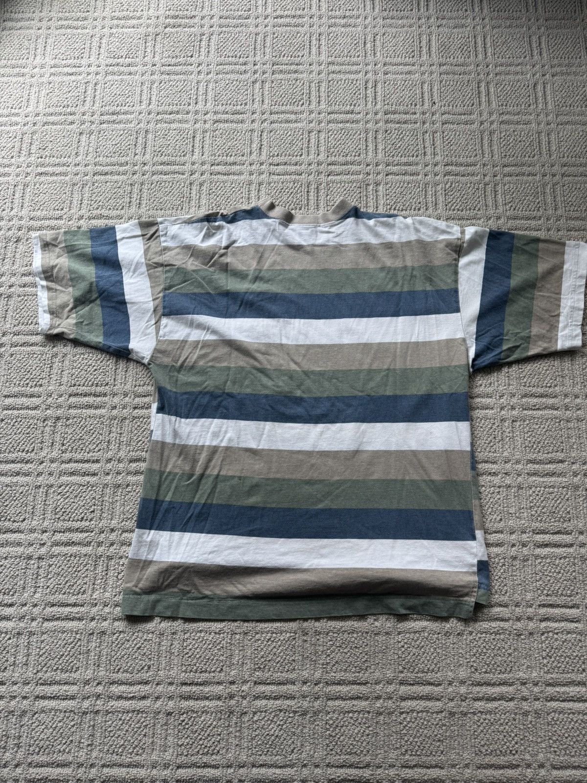 Quiksilver Vintage Quilsilver Striped Pocket Tee Size US XL / EU 56 / 4 - 5 Thumbnail