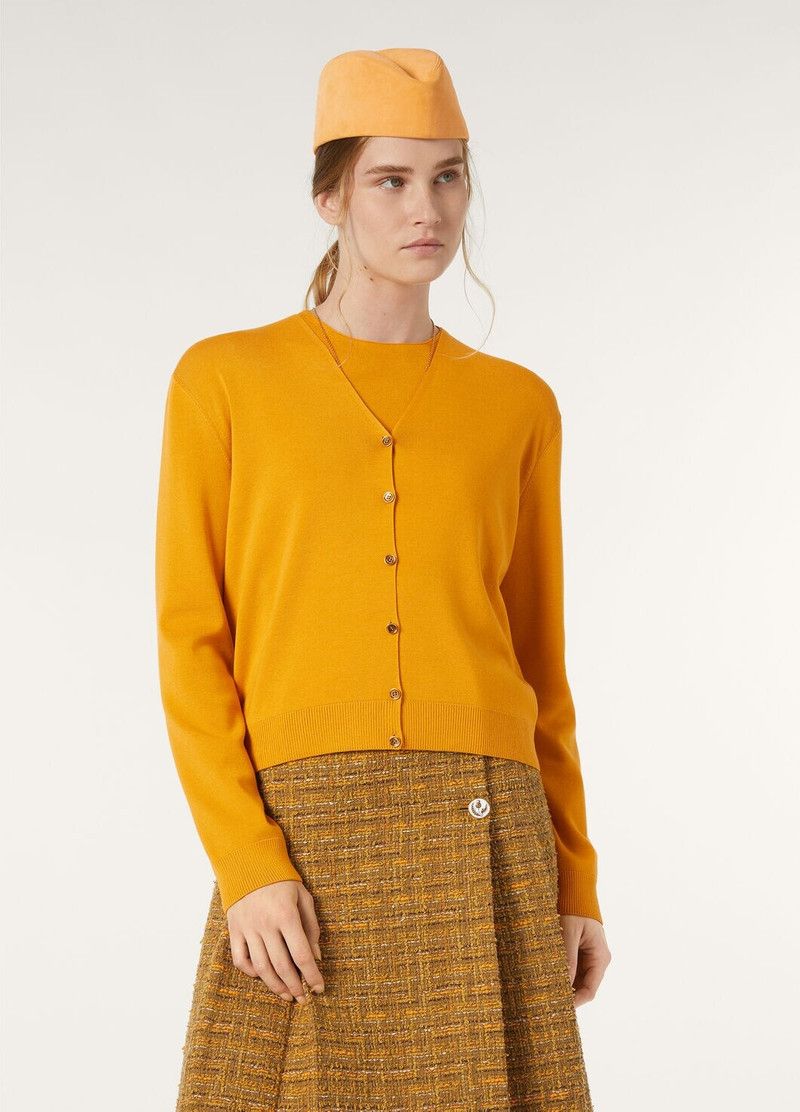 Loro Piana o1srvl11e0526 FAO9865 Siena Cardigan in Yellow Size XS / US 0-2 / IT 36-38 - 4 Thumbnail