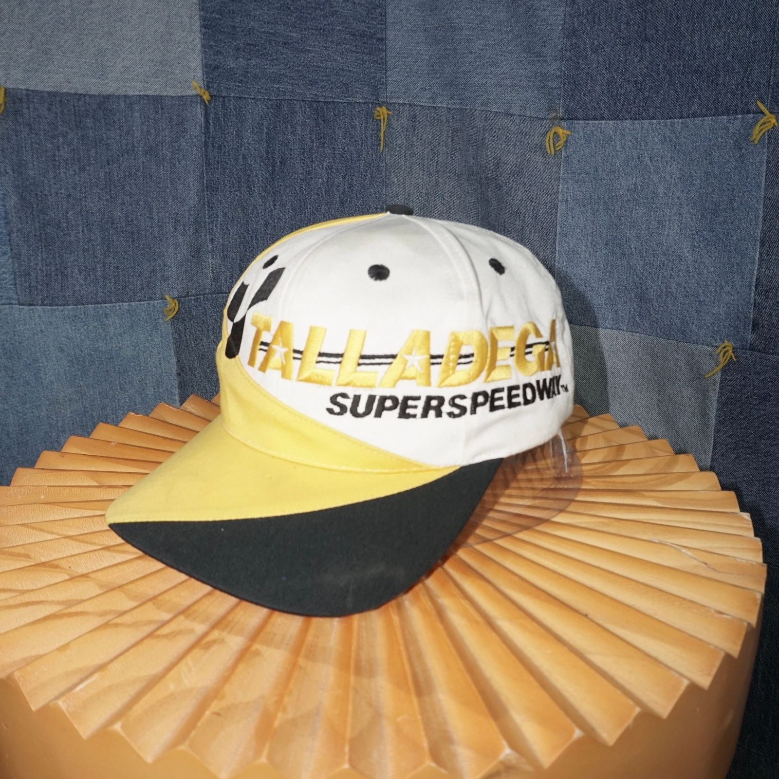 NASCAR OSFA - Vintage 1990s Talladega super Speedway embroider hat Size ONE SIZE - 2 Thumbnail