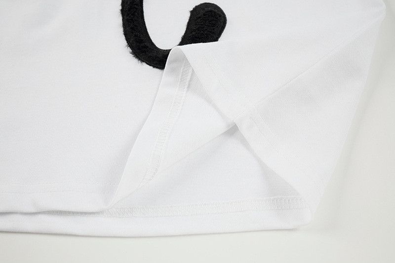 Japanese Brand Men's American-Style Cat Embroidery & Print T-Shirt Size US M / EU 48-50 / 2 - 4 Thumbnail