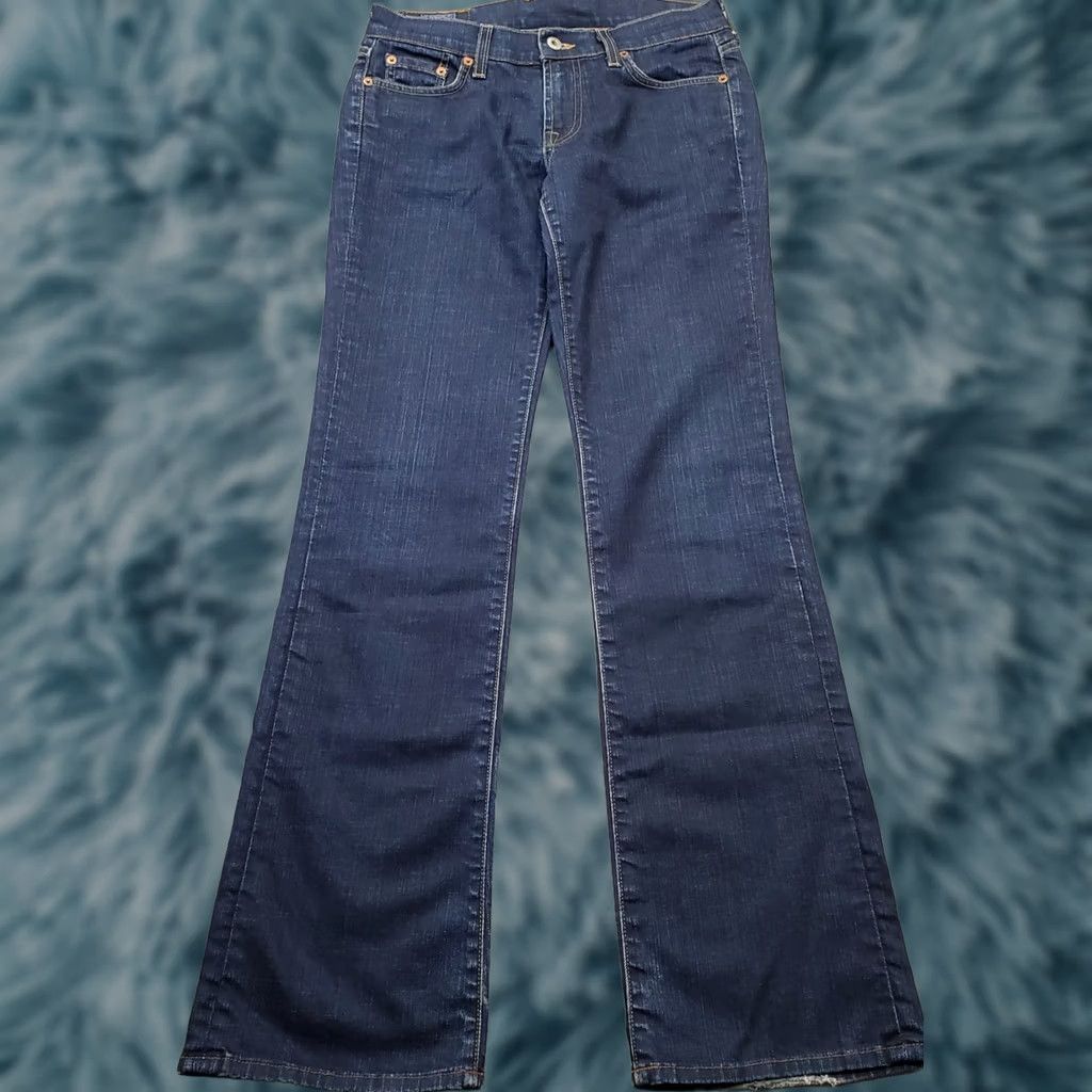 Lucky Brand Lucky Brand Bootcut Jeans Womens 4 Blue Denim Dark Wash Jeans Size 27" / US 4 / IT 40 - 1 Thumbnail