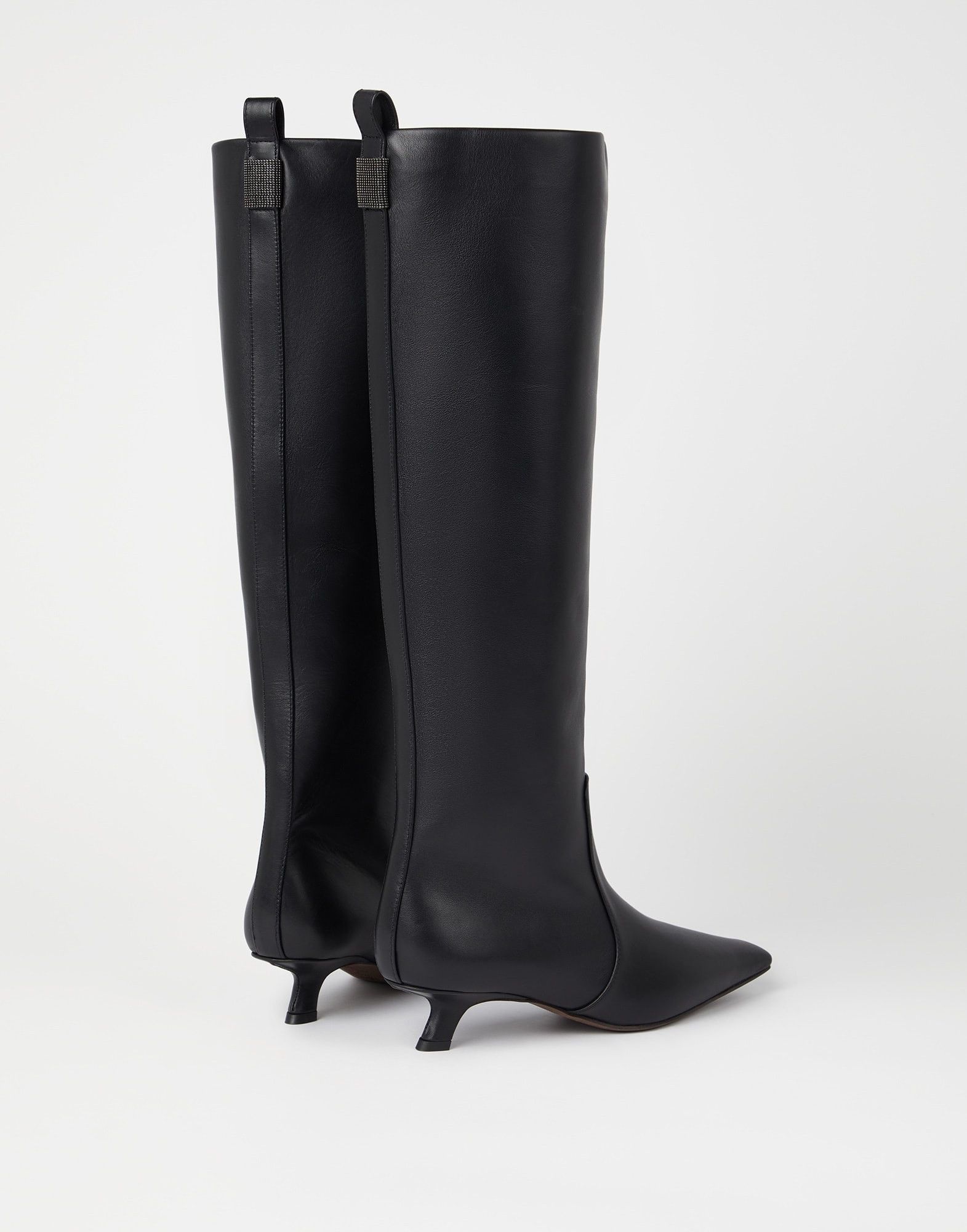 Brunello Cucinelli o1la1rc1a1025 Nappa Boots in Black Size US 8 / IT 38 - 2 Thumbnail