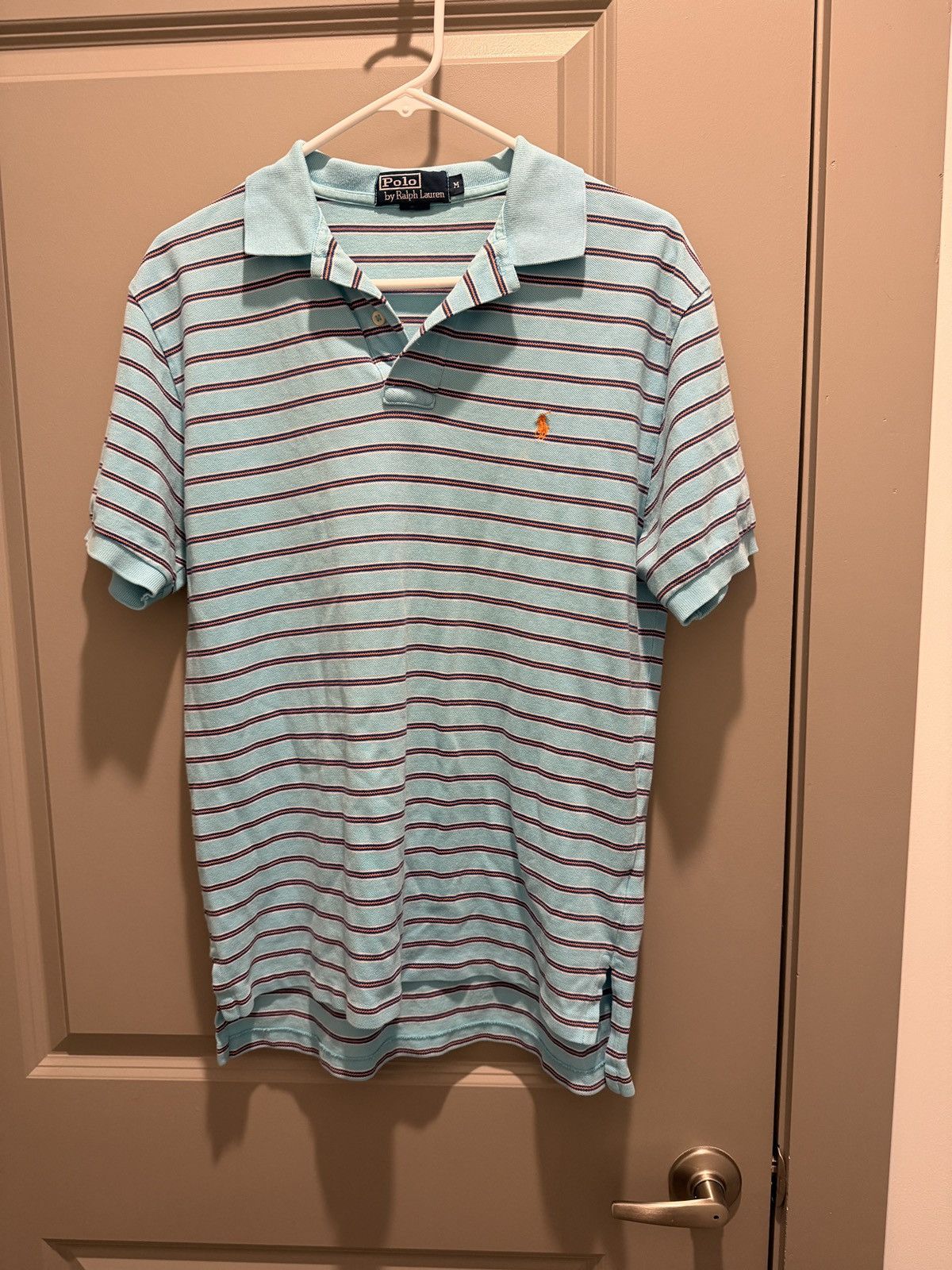 Polo Ralph Lauren Vintage Ralph Lauren blue and pink polo shirt Size US M / EU 48-50 / 2 - 1 Thumbnail