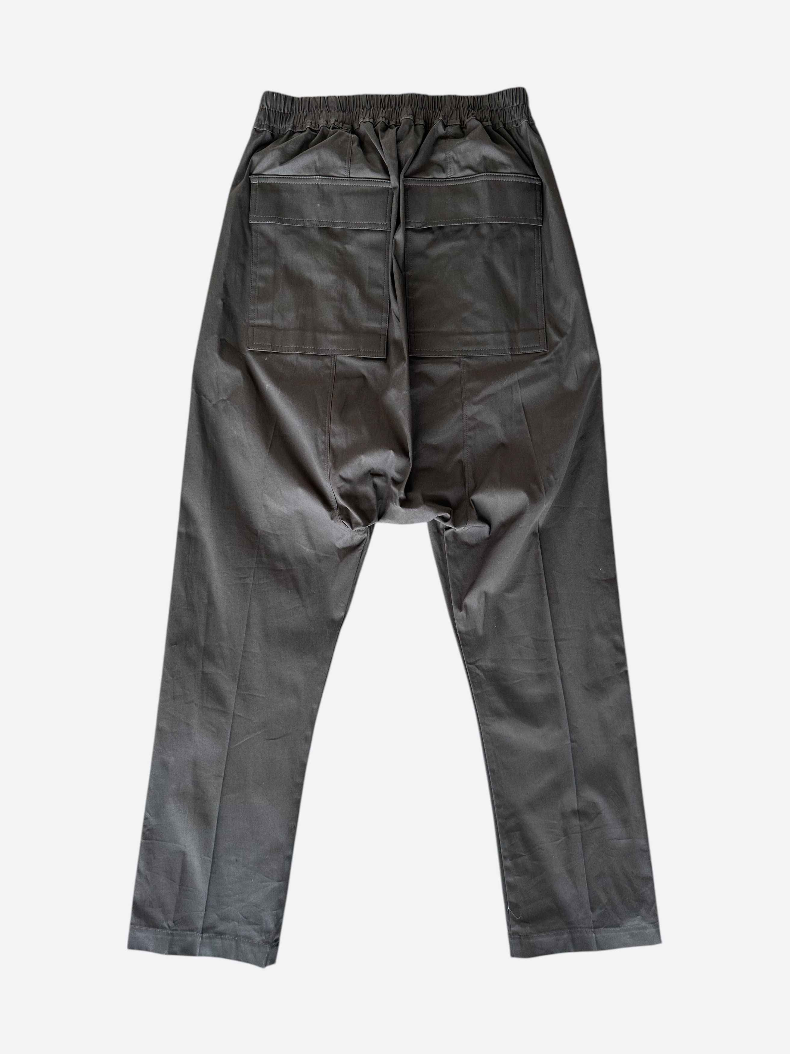 Rick Owens Rick Owens Grey Dropcrotch Long Pants Size US 32 / EU 48 - 2 Thumbnail
