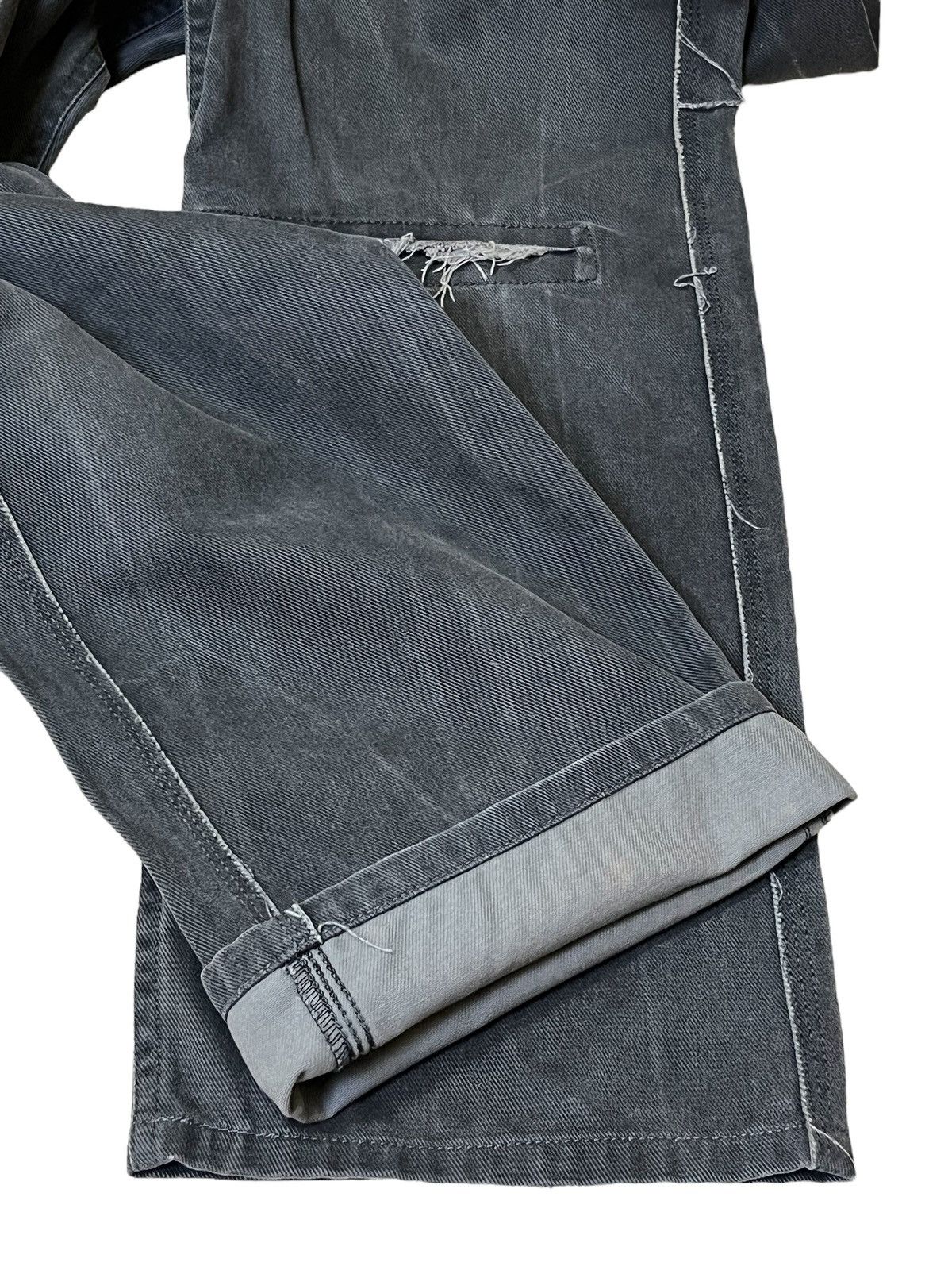 Yohji Yamamoto VINTAGE A.A.R YOHJI YAMAMOTO DESIGN STUDIO JEANS Size US 30 / EU 46 - 10 Thumbnail
