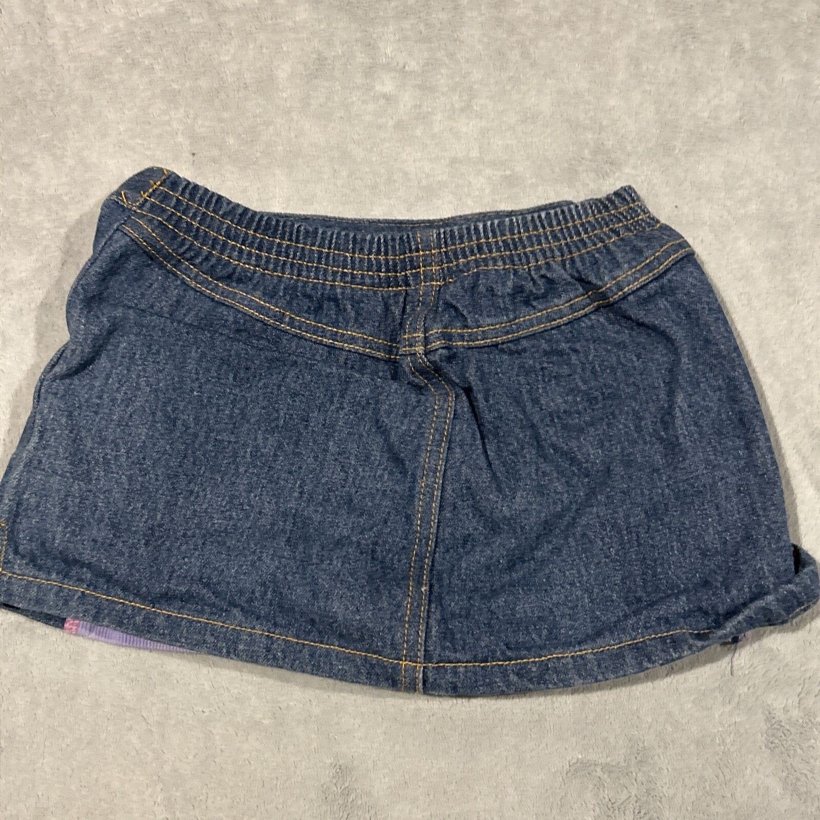 Cartoon Network 2005 My Little Pony Ruched Skirt Kids 6Y Y2K Corduroy Stripe Size 28" / US 6 / IT 42 - 2 Thumbnail