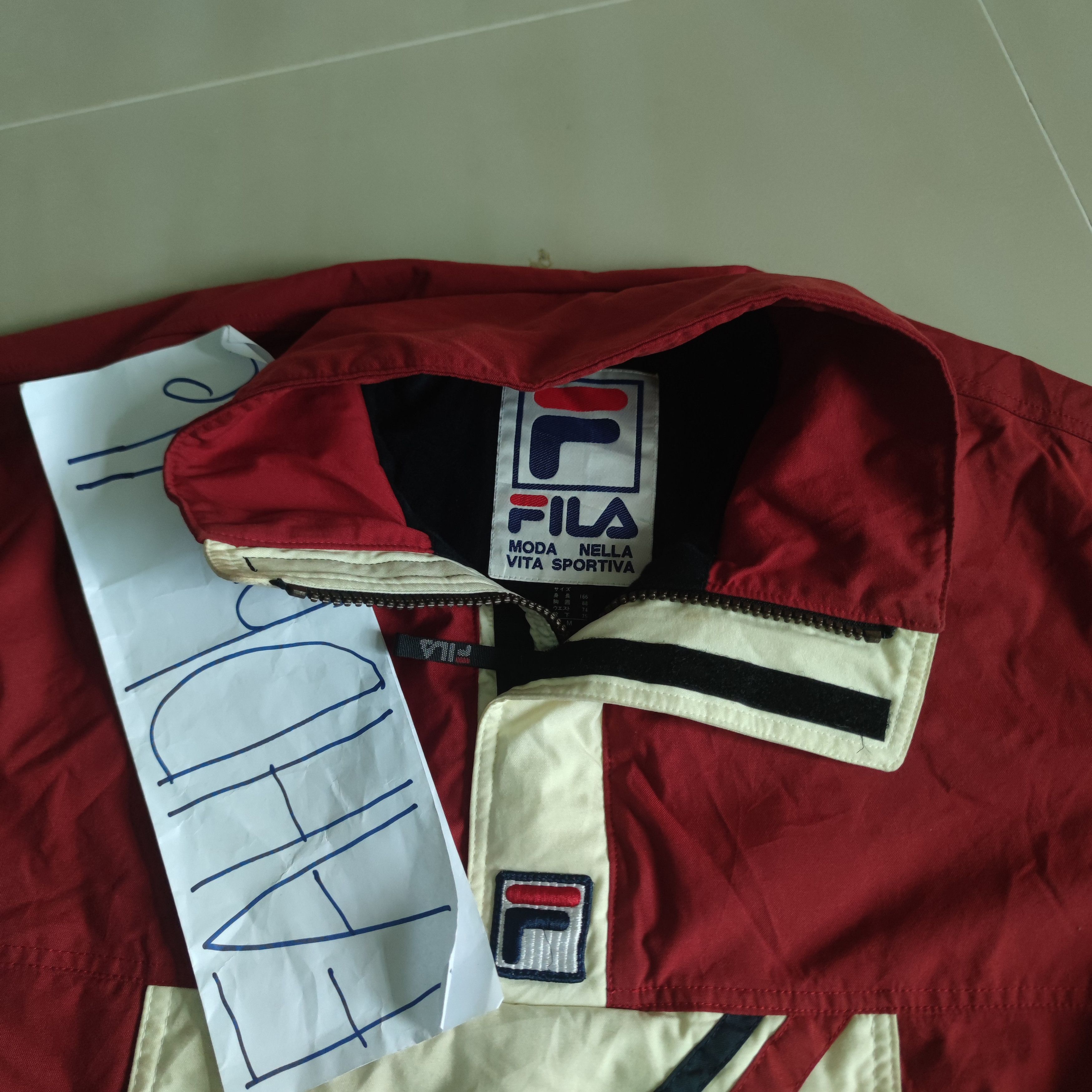 Fila × Vintage VINTAGE 90S FILA ANORAK PULLOVER JACKET Size US M / EU 48-50 / 2 - 4 Thumbnail