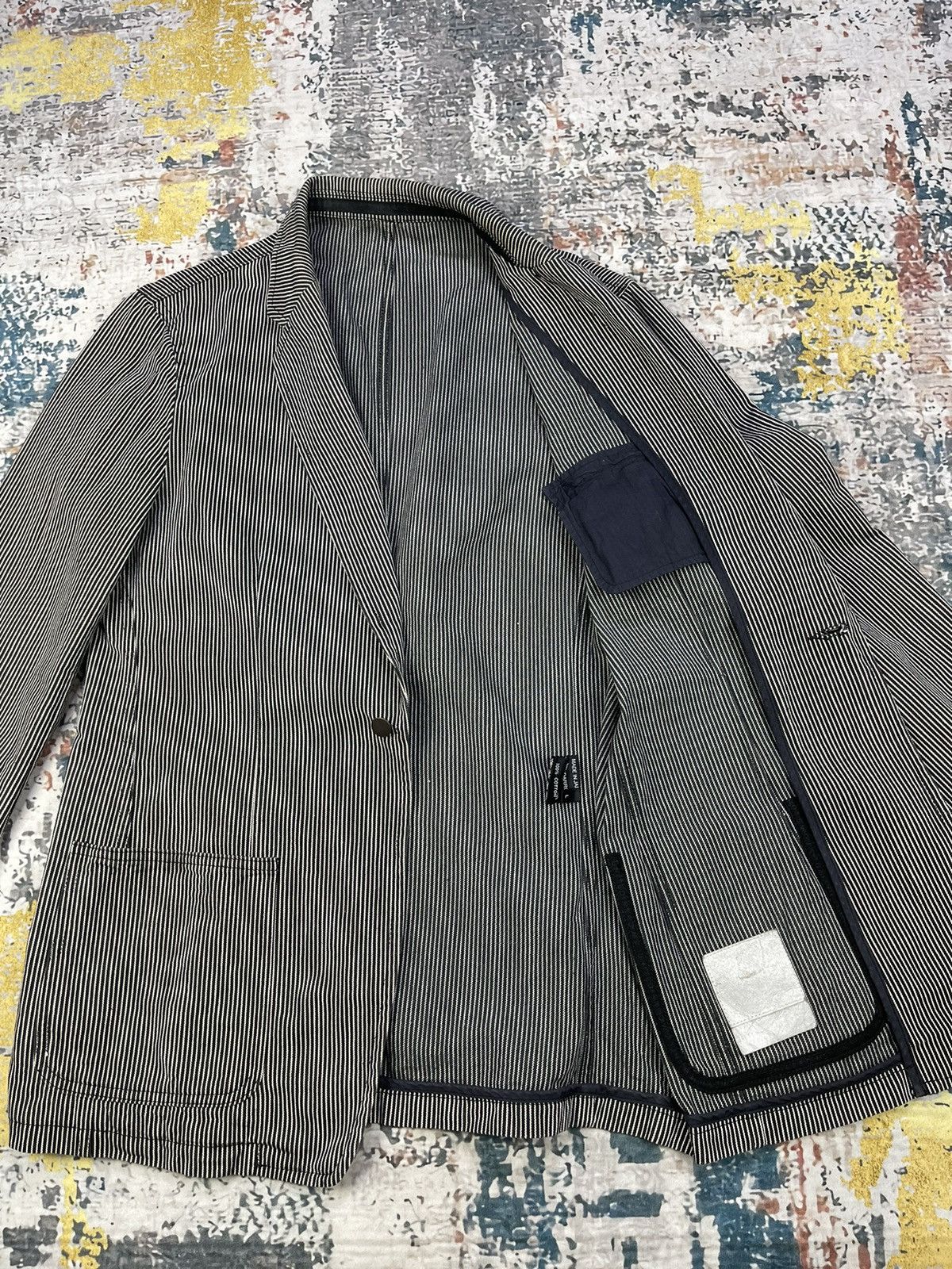 United Arrows Vtg United Arrows Hickory Denim Sport Jackets Size US L / EU 52-54 / 3 - 9 Thumbnail