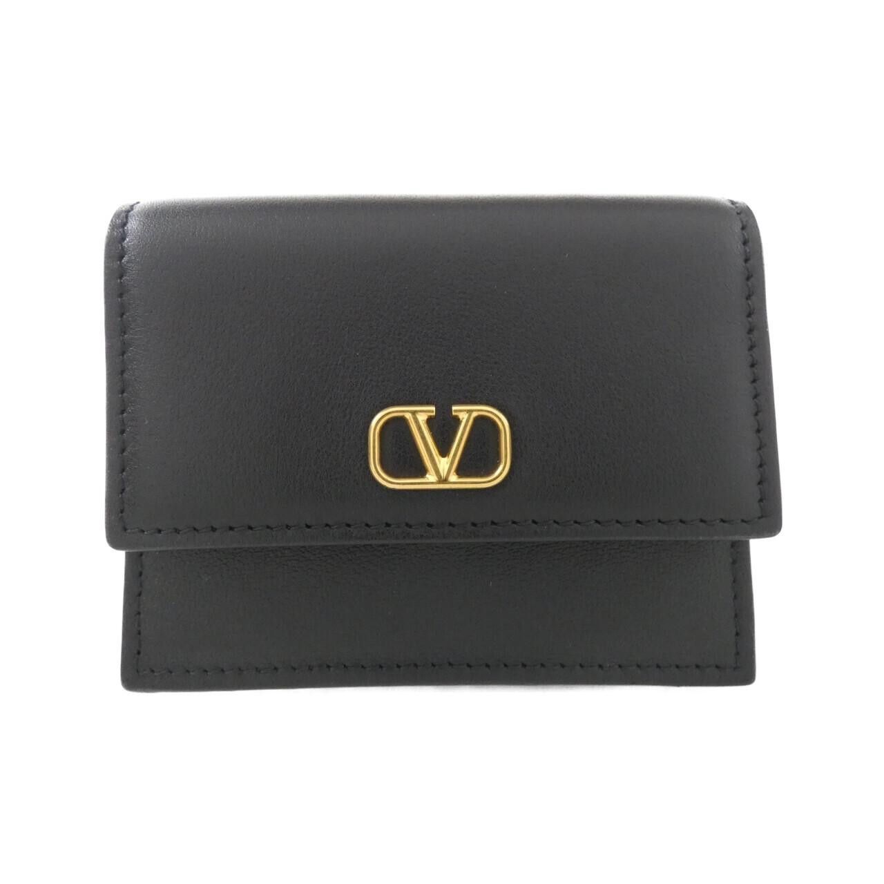 Valentino Valentino Valentino Garavani Leather Card Case Leather Card Case SW9P0T59DSH DUTY FREE for USA Size ONE SIZE - 1 Thumbnail