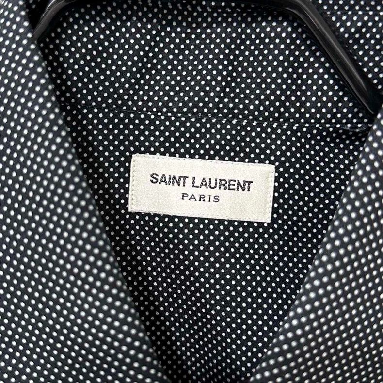 Saint Laurent Paris Saint Laurent Paris size 37 Double pocket polka-dot shirt Size US M / EU 48-50 / 2 - 5 Thumbnail