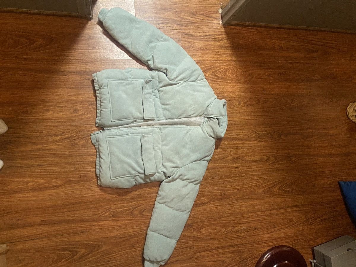 Boohoo Boohoo FLEECE NECK PUFFER JACKET Sage Size L Size US L / EU 52-54 / 3 - 7 Thumbnail