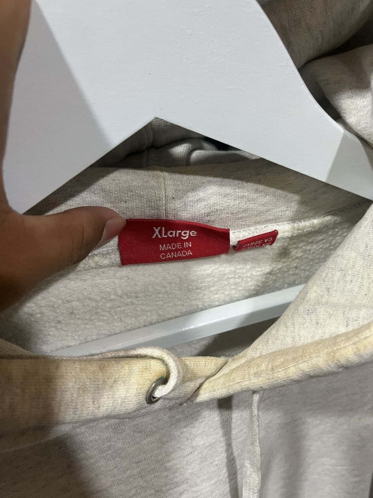 Supreme Supreme Text Rib Hooded Sweatshirt Size US XL / EU 56 / 4 - 4 Thumbnail
