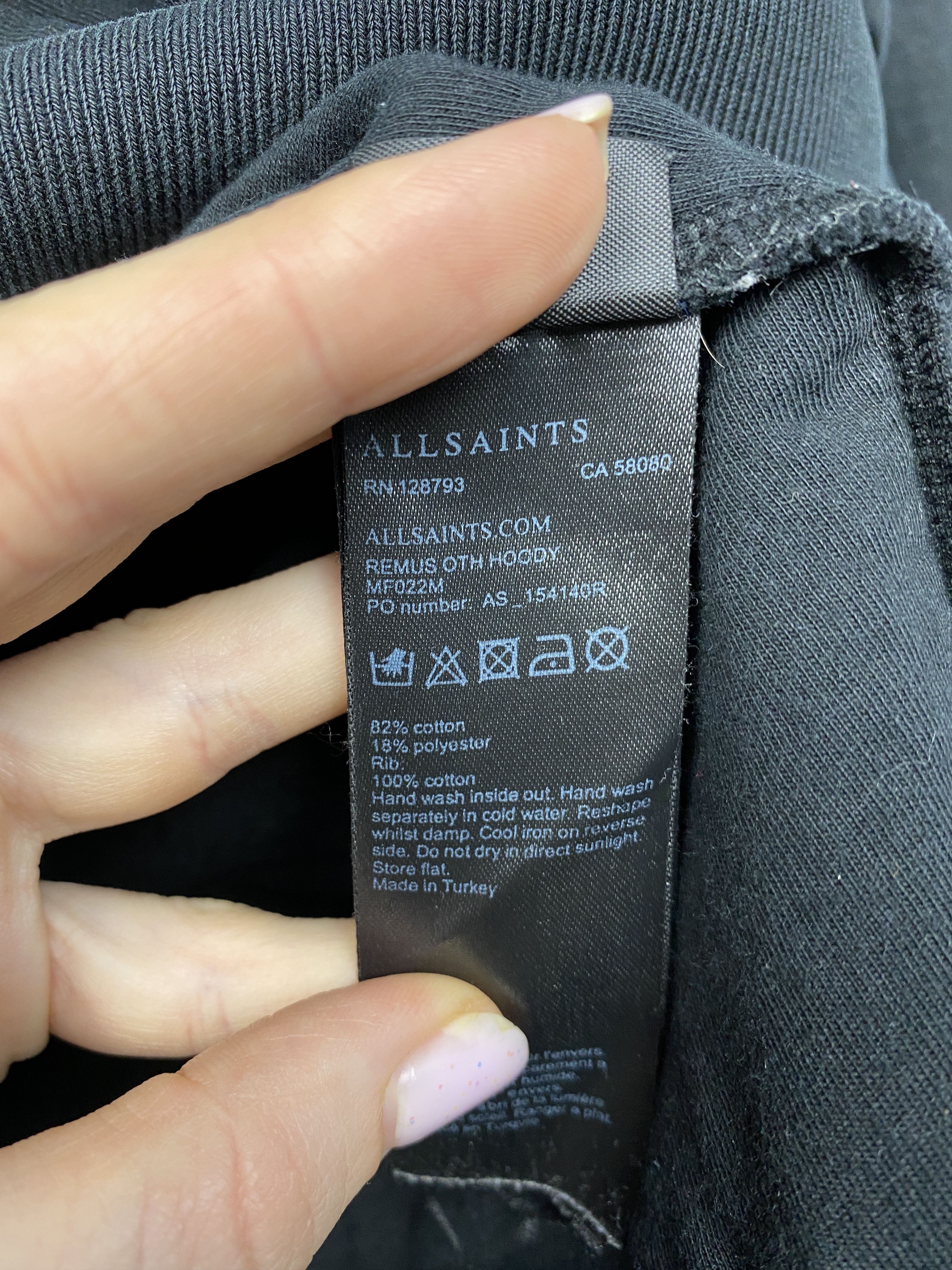 Allsaints Allsaints Vintage Mens Hoodie Y2K Size US M / EU 48-50 / 2 - 5 Thumbnail