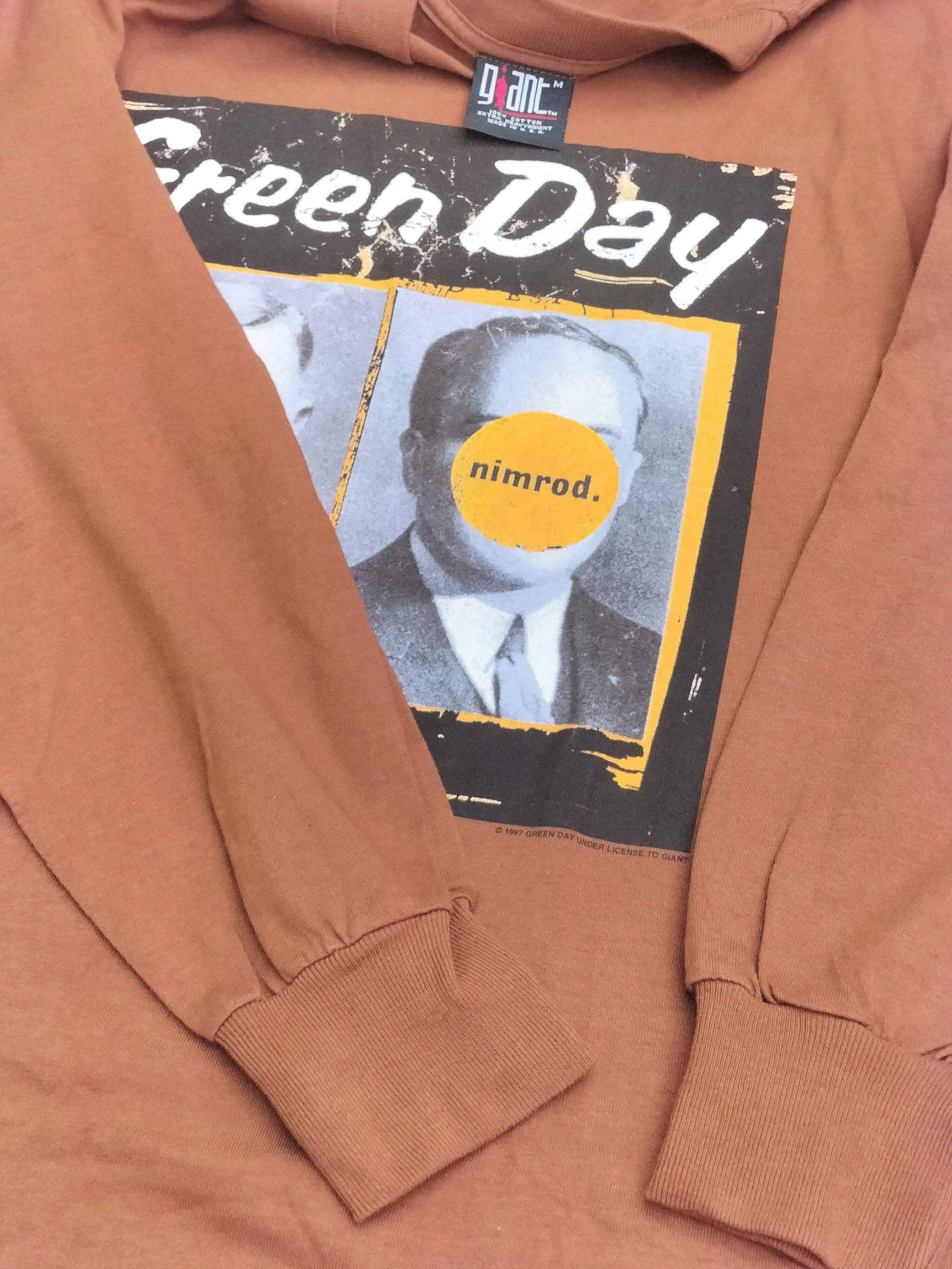 Band Tees Vintage Greenday 97 Nimrod Single Stitch Tour Japan Giant Size US M / EU 48-50 / 2 - 5 Thumbnail