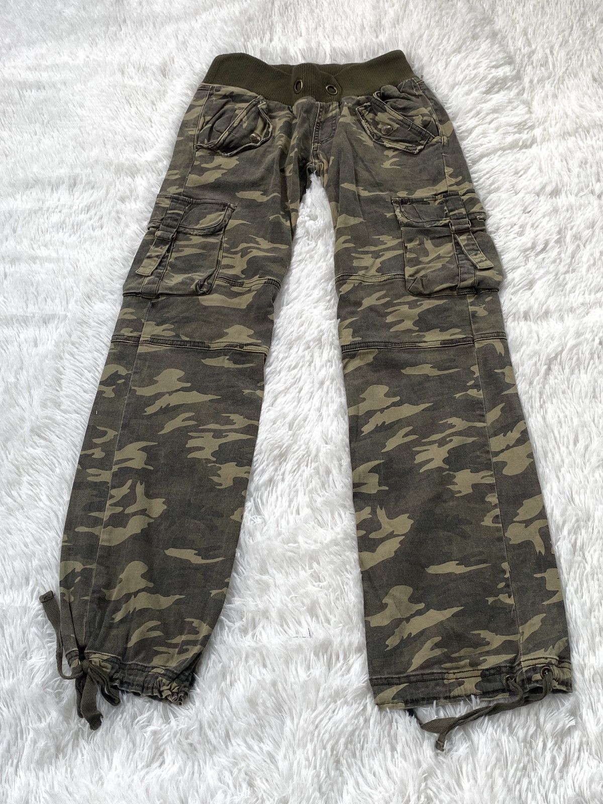 Vintage ❗️SALE❗️Vintage Upper Freak Cargo Tactical Camo Bondage Pant Size 28" / US 6 / IT 42 - 3 Thumbnail