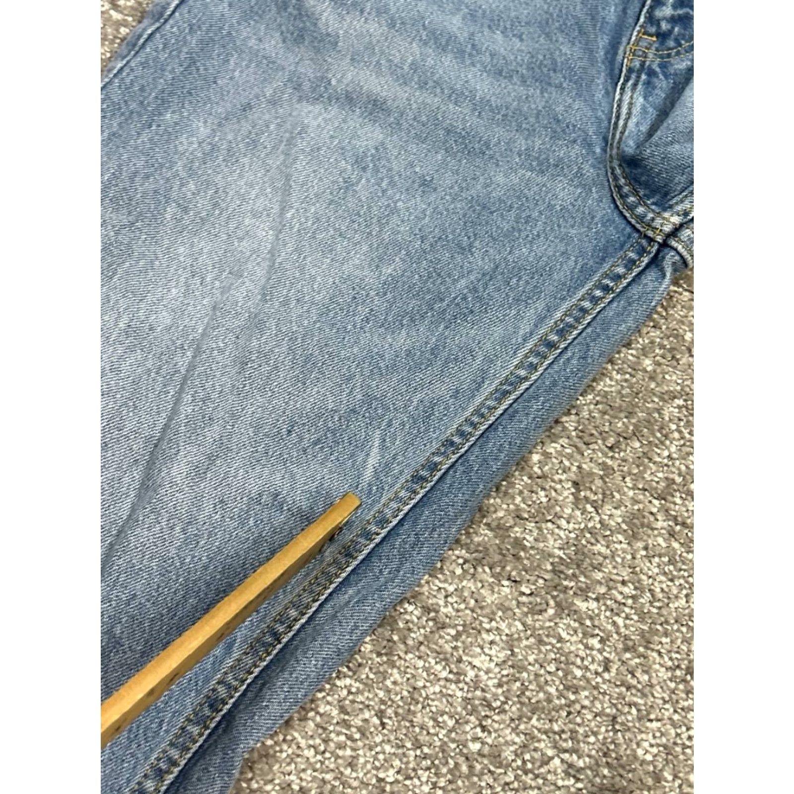 Zara Zara Jeans Womens 2 Light Wash Denim Taper Leg High Rise Zipper Jeans Blue Womens Size 26" / US 2 / IT 38 - 2 Thumbnail