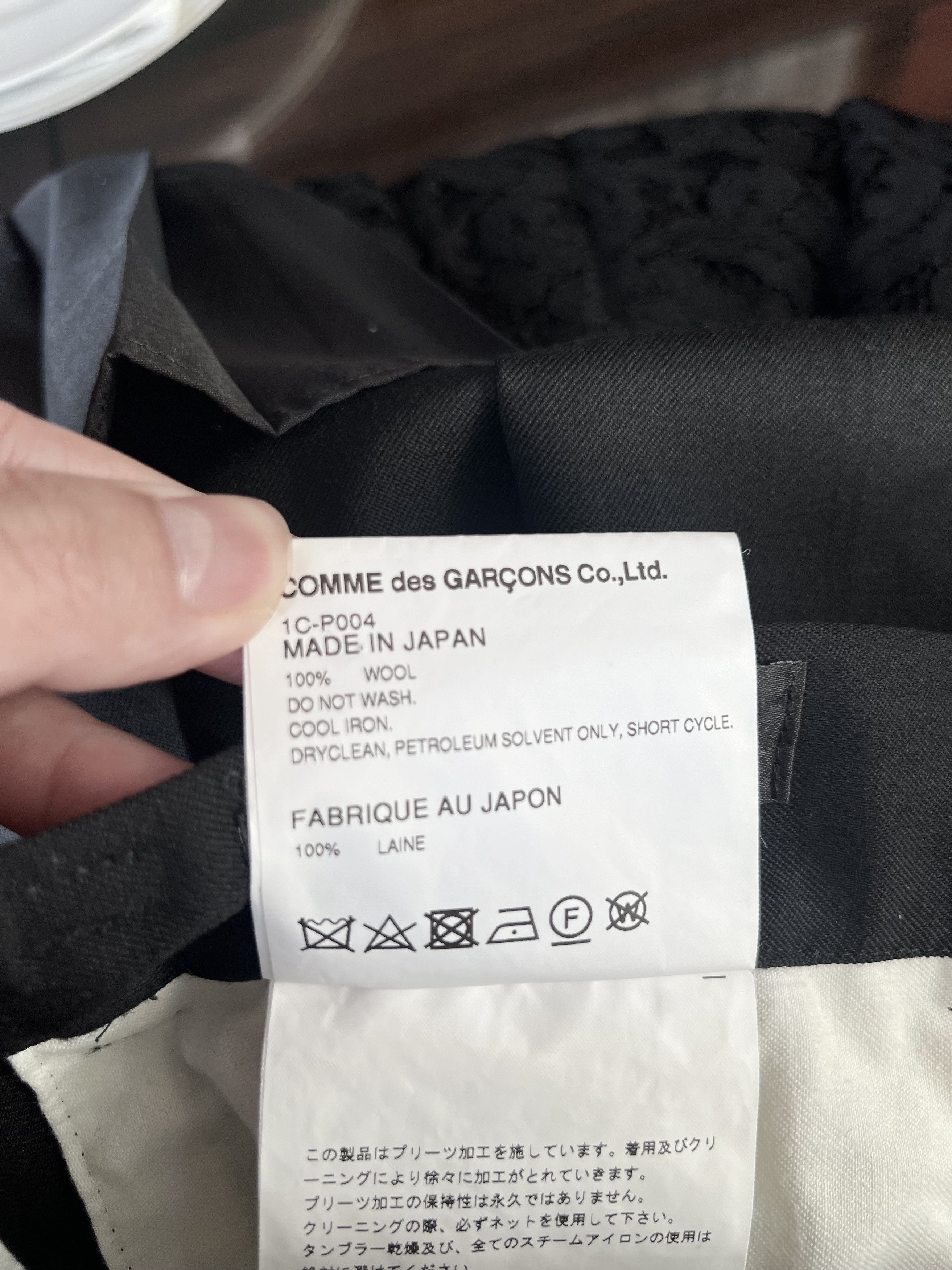 Comme des Garcons Black COMME des GARCONS BLACK - Wool Wrap Pleated Short Skirt Pant Size US 32 / EU 48 - 9 Thumbnail