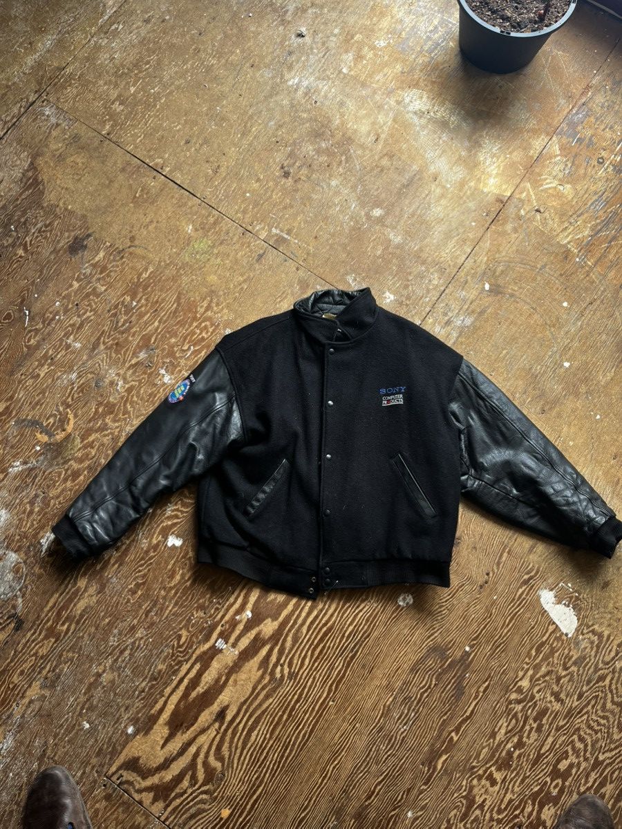 Sony Sony leather/wool jacket Size US L / EU 52-54 / 3 - 1 Thumbnail