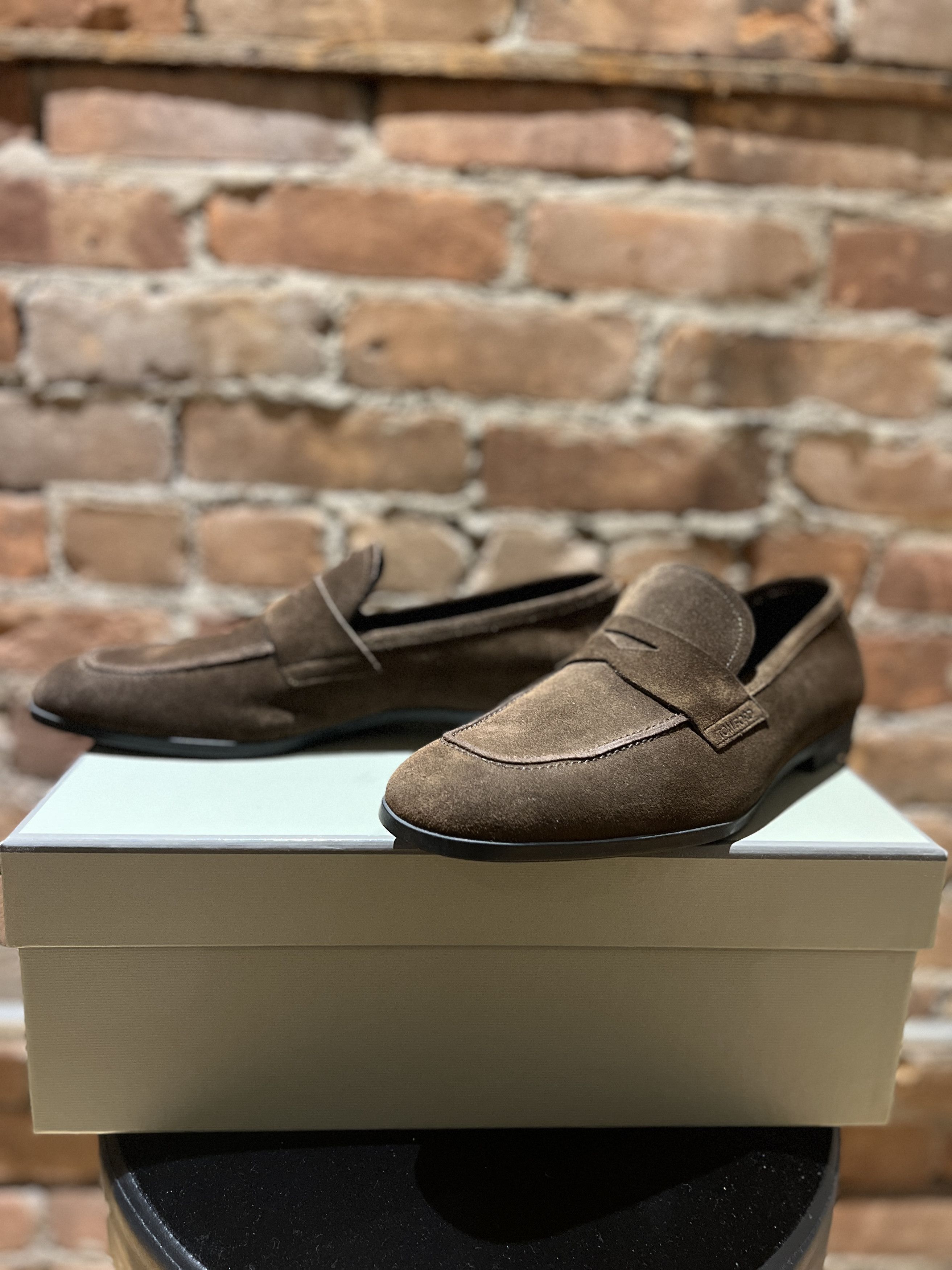 Tom Ford Tom Ford Suede Sean Twisted Band Loafer - Brown Size US 8 / EU 41 - 4 Thumbnail