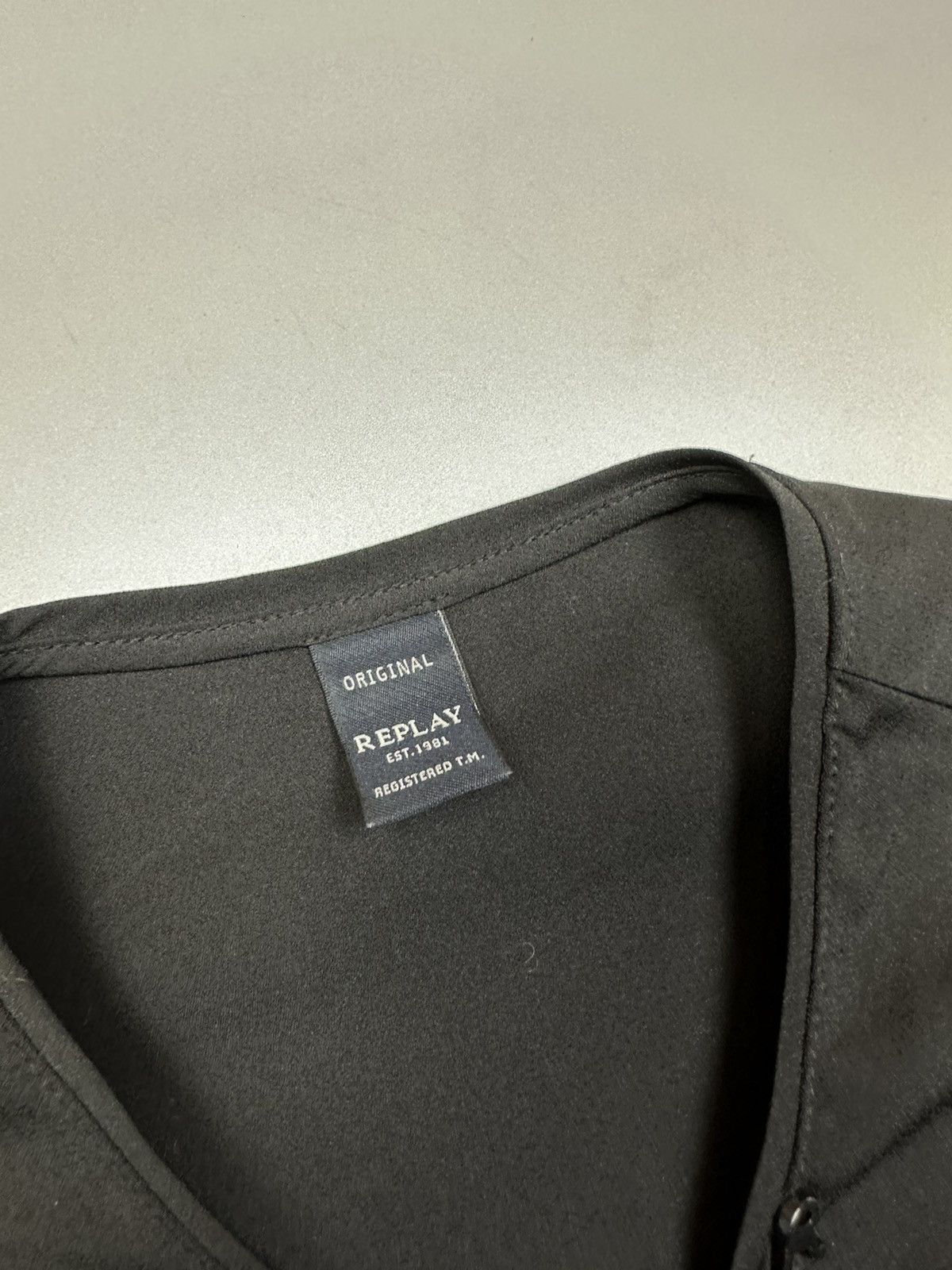 Replay Women's black zip blouse by Replay M-L 2241901 Size M / US 6-8 / IT 42-44 - 4 Thumbnail