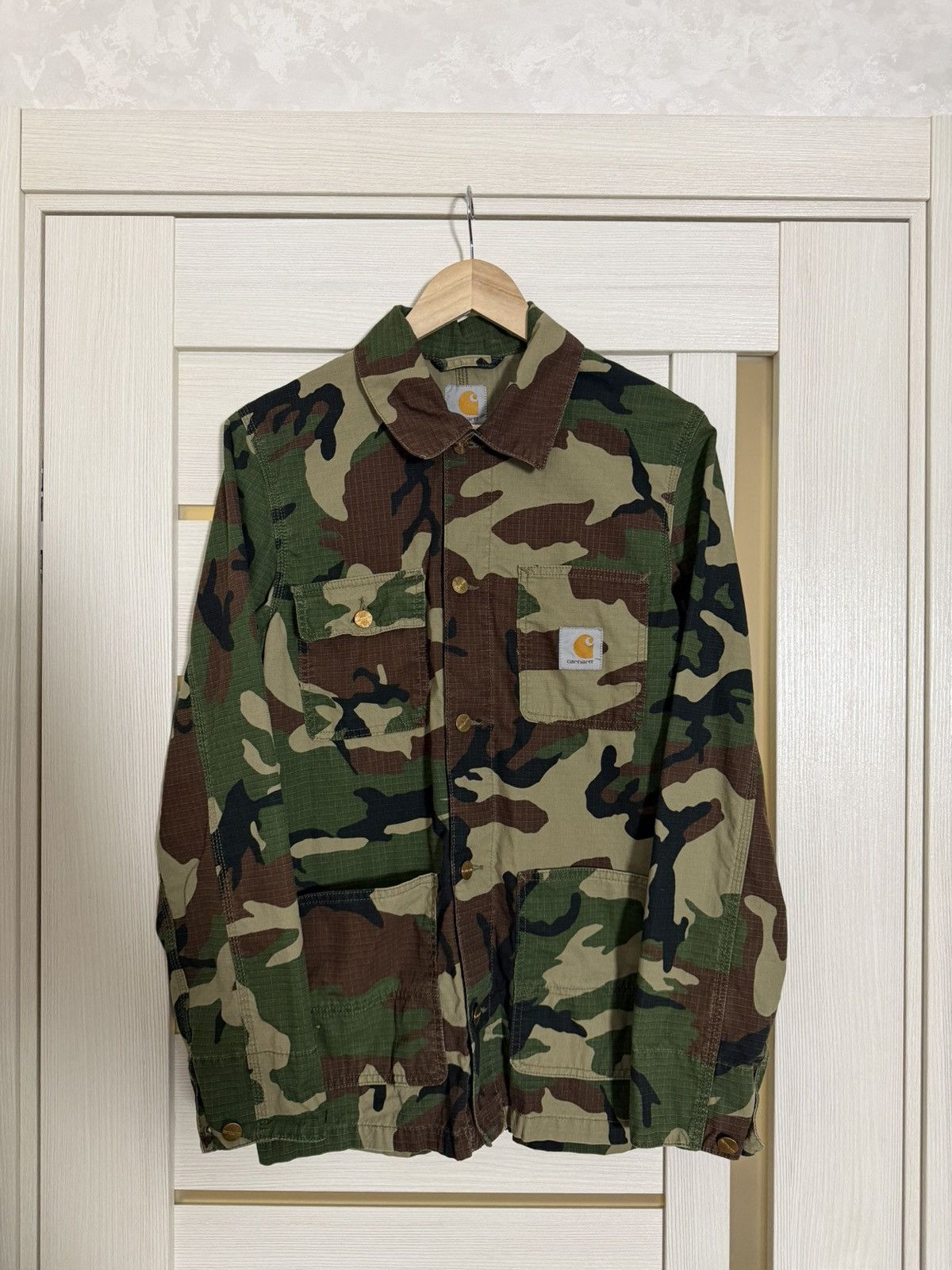 Carhartt Carhartt Camo Overshirt Jacket Size US S / EU 44-46 / 1 - 1 Thumbnail