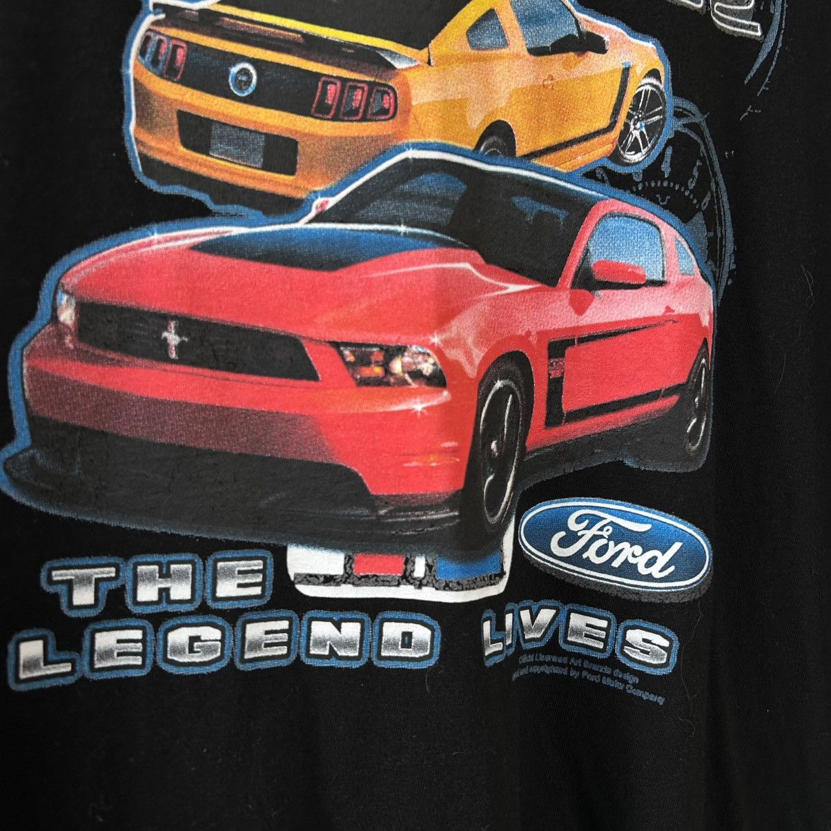 Mustang Vintage Ford Mustang Big Logo Racing 2000’s tee size M Size US M / EU 48-50 / 2 - 4 Thumbnail