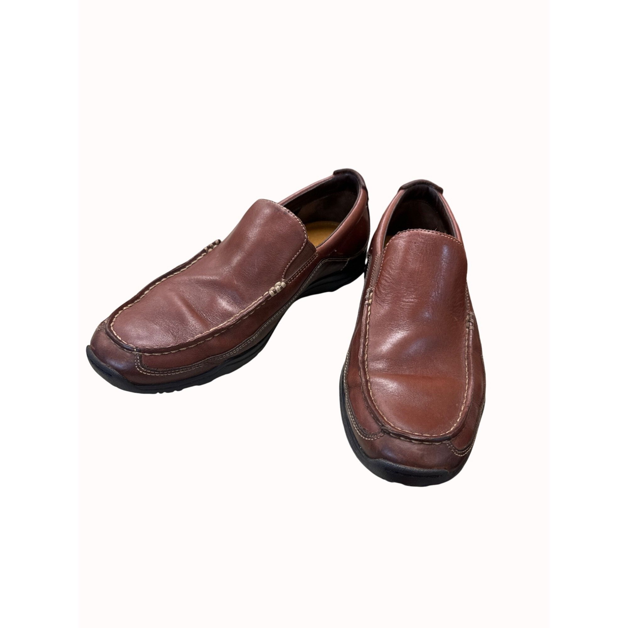 Cole Haan Cole Haan Nike Air men’s brown leather loafer shoes size 8.5 Size US 8.5 / EU 41-42 - 10 Thumbnail
