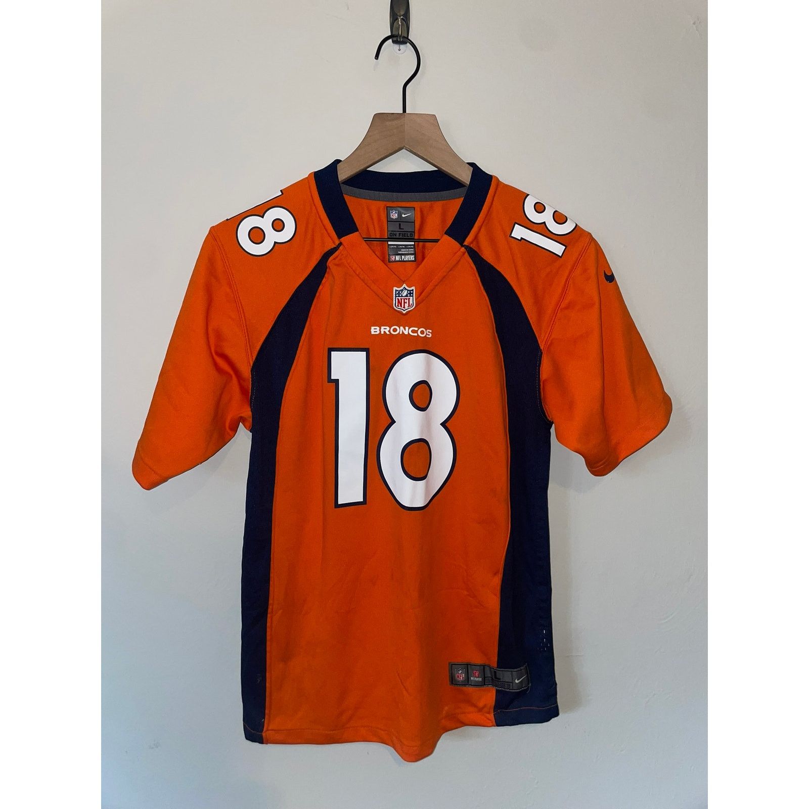 Nike Youth Nike Denver Broncos Manning QB Jersey Children Large L Size US L / EU 52-54 / 3 - 1 Thumbnail