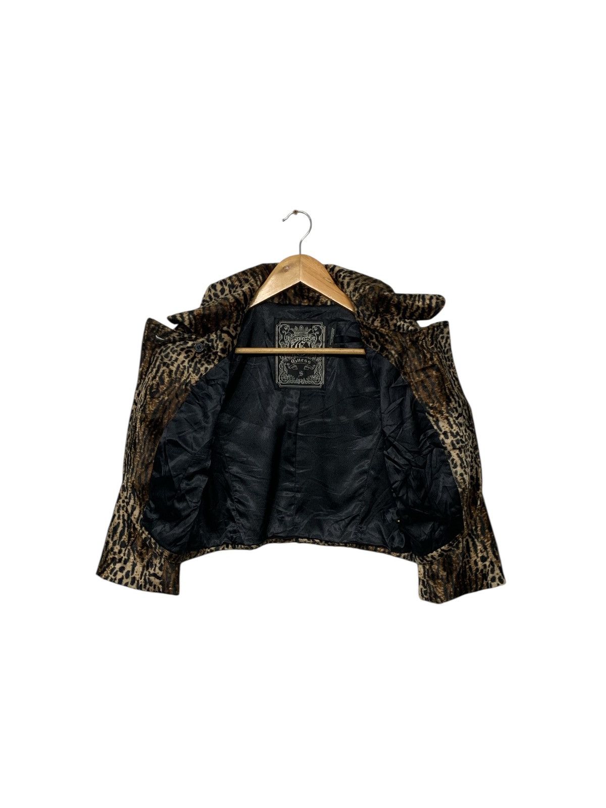 Guess Rare Guess Leopard Design Crop Top Jacket Size S / US 4 / IT 40 - 3 Thumbnail