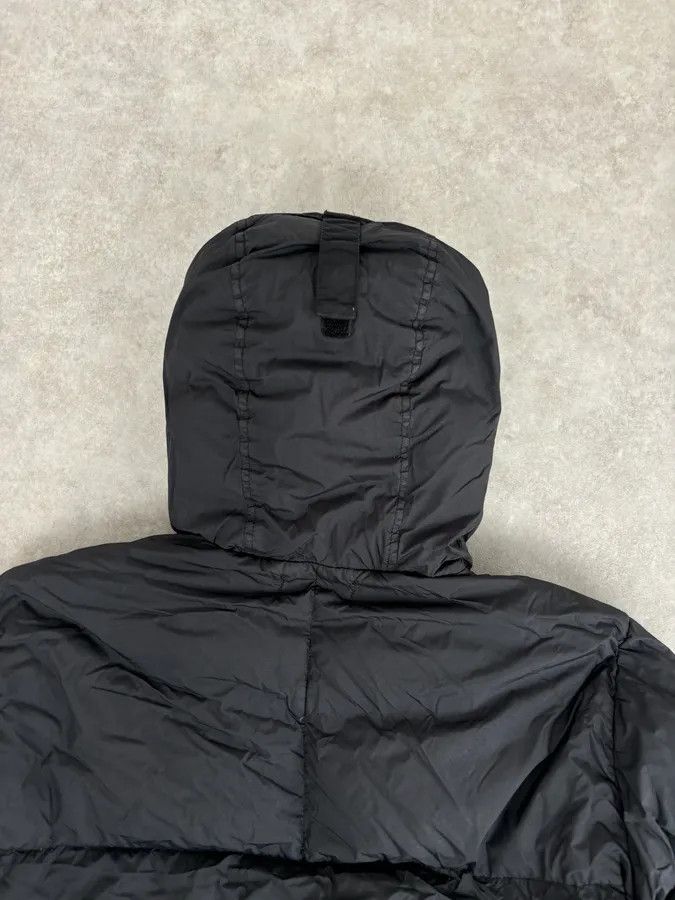 Stone Island AW2017 Stone Island Black Dyed Crinkle Reps Black Hooded Puffer Jacket Size US L / EU 52-54 / 3 - 7 Thumbnail