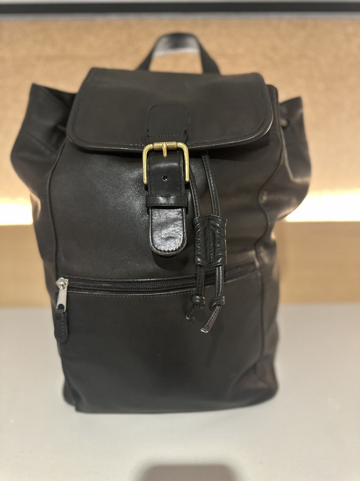 Coach Vintage Coach Backpack 329-305 Black Glovetanned Leather 90s Size ONE SIZE - 1 Thumbnail