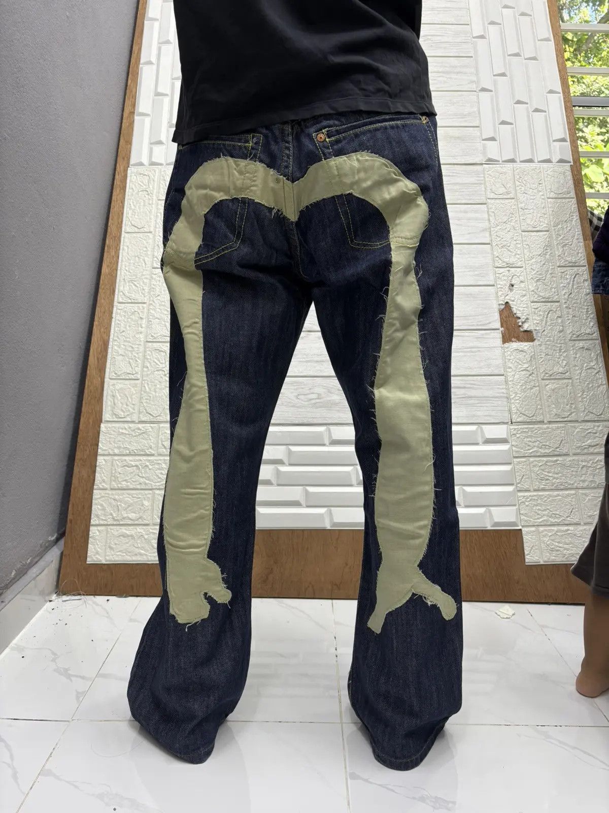 Japanese Brand EVISU JAPAN CUSTOM DAICOCK BAGGY DENIM JEANS Size US 32 / EU 48 - 9 Thumbnail