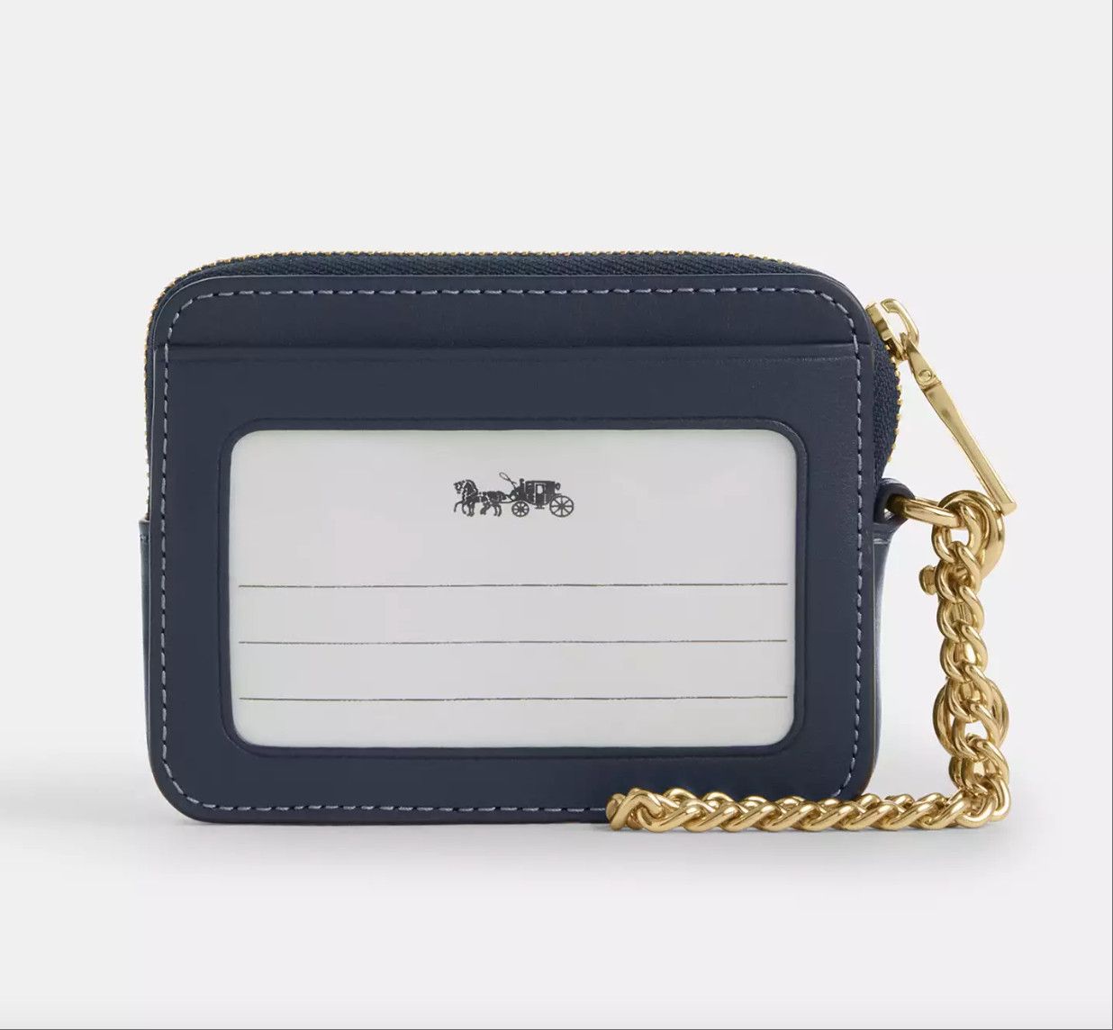 Coach Zip Card Case In Signature Denim CDM29 Size ONE SIZE - 8 Thumbnail
